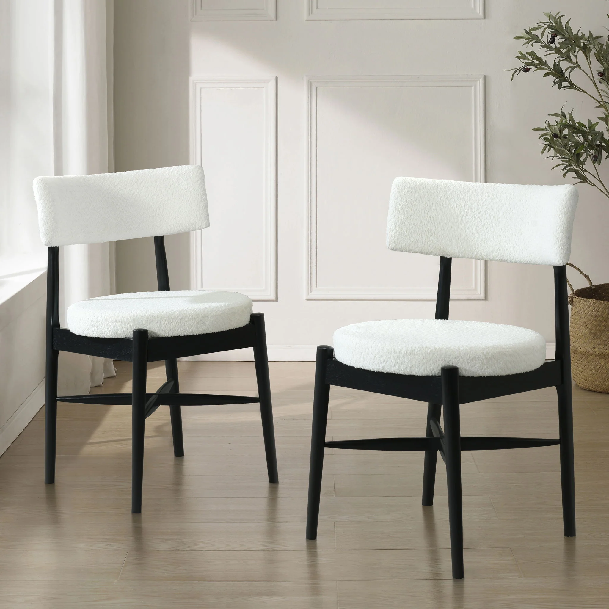 Mid Century Modern Dining Chairs With Unique Design - Image 8