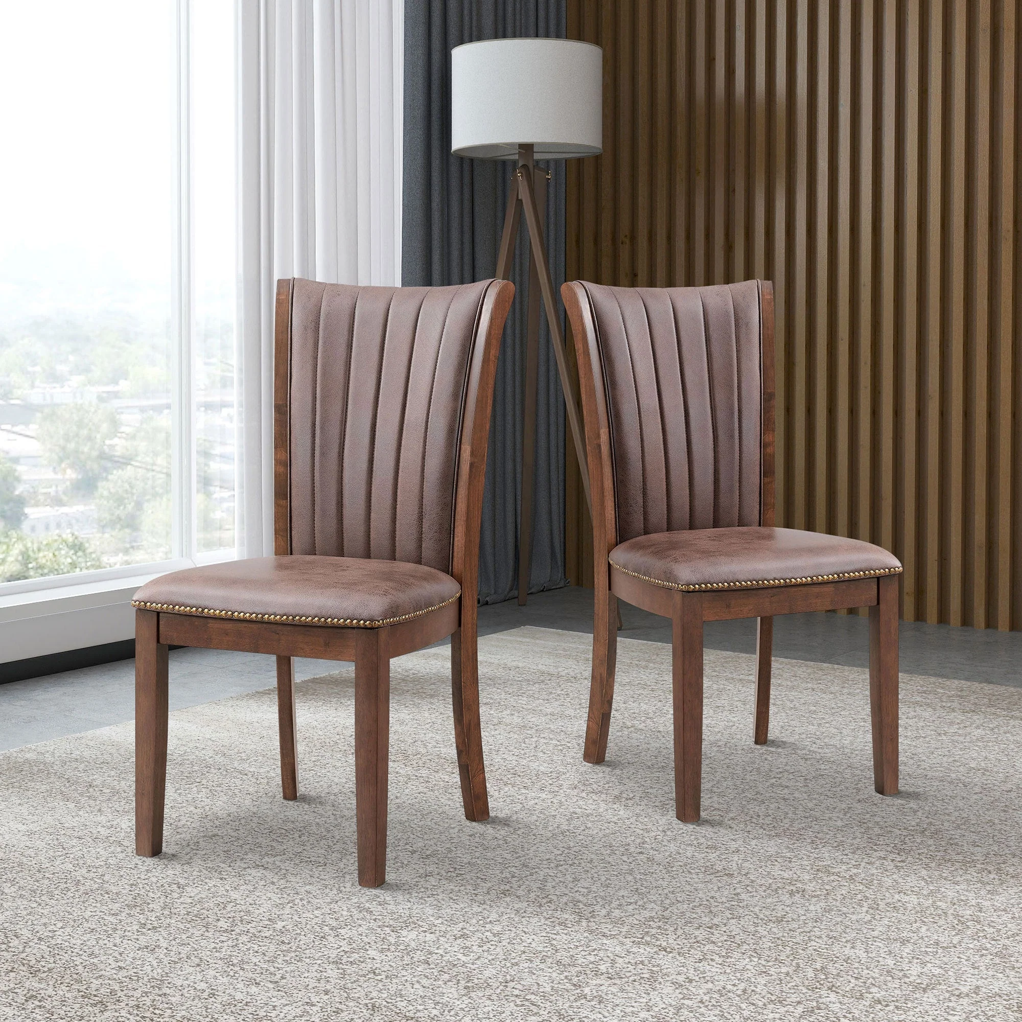 Mid Century Modern Dining Table Set for 7OAK - Image 6