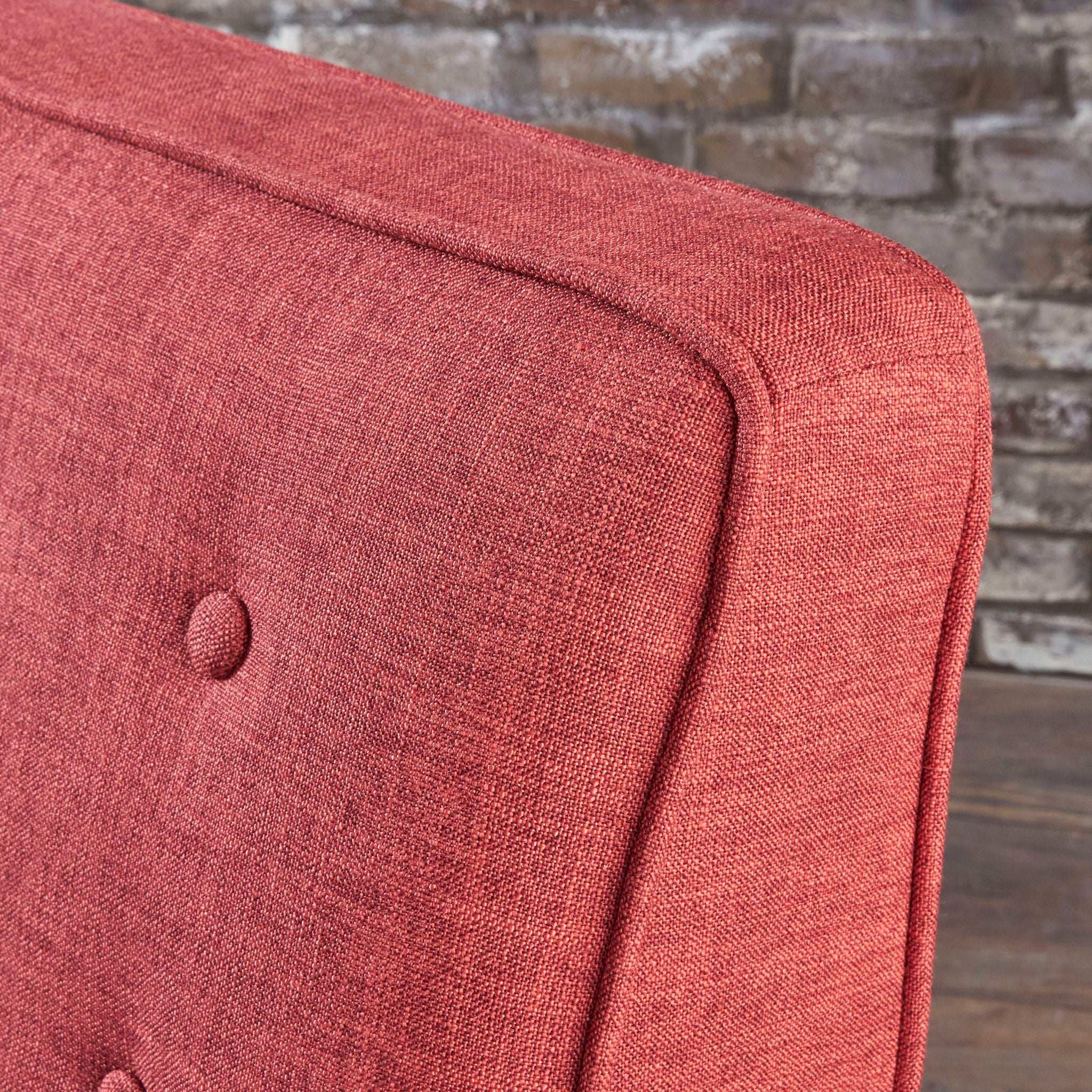 Mid-Century Modern Recliner With Button Tufted Waffle Stitch - Image 19