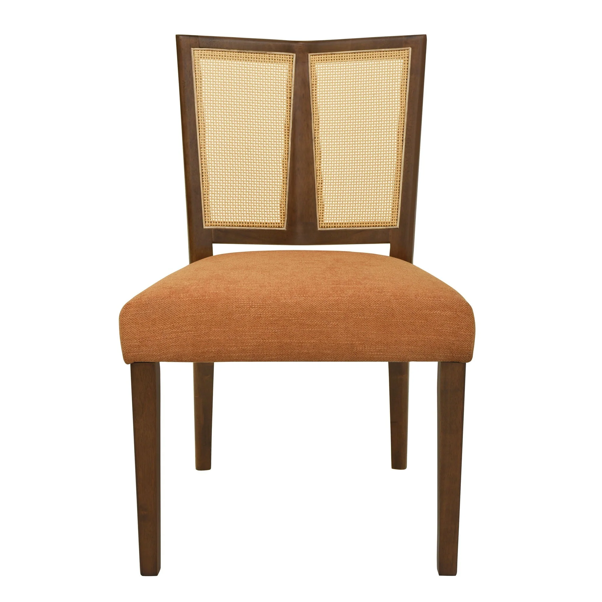 Mid Century Rattan Dining Chair Without Arms Set - Image 11