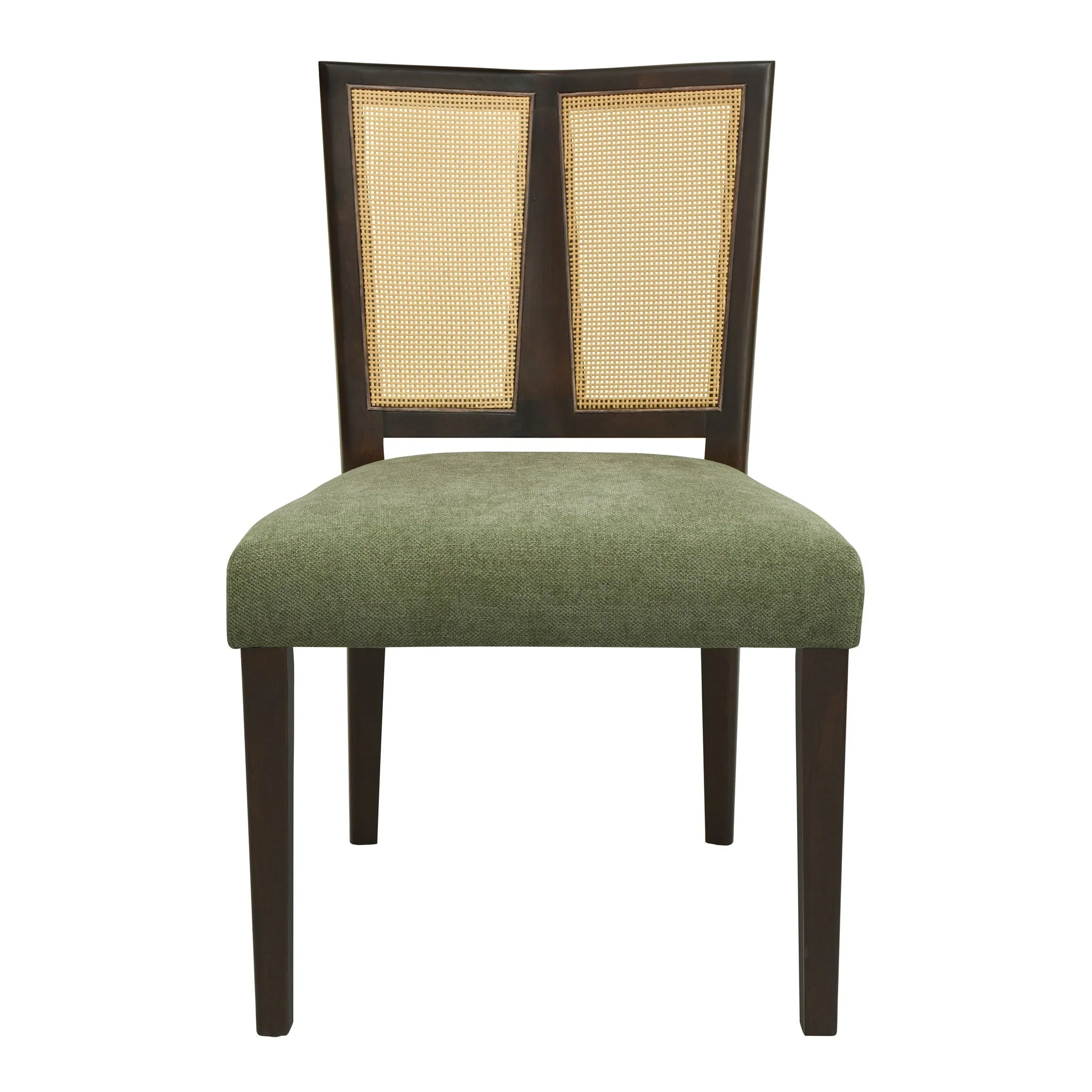 Mid Century Rattan Dining Chair Without Arms Set - Image 4