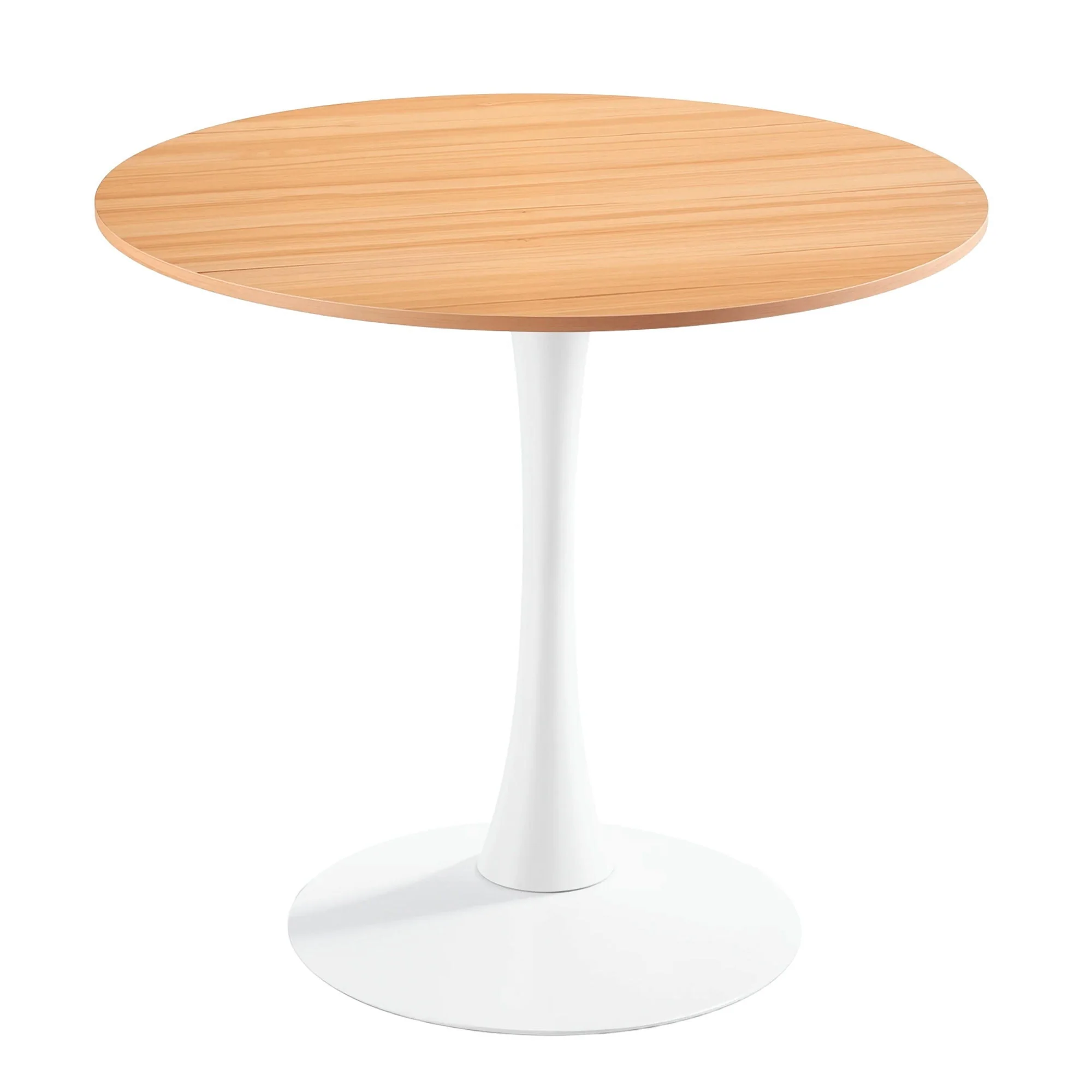 Mid-Century Tulip Table With Round Top, Pedestal Base - Image 3