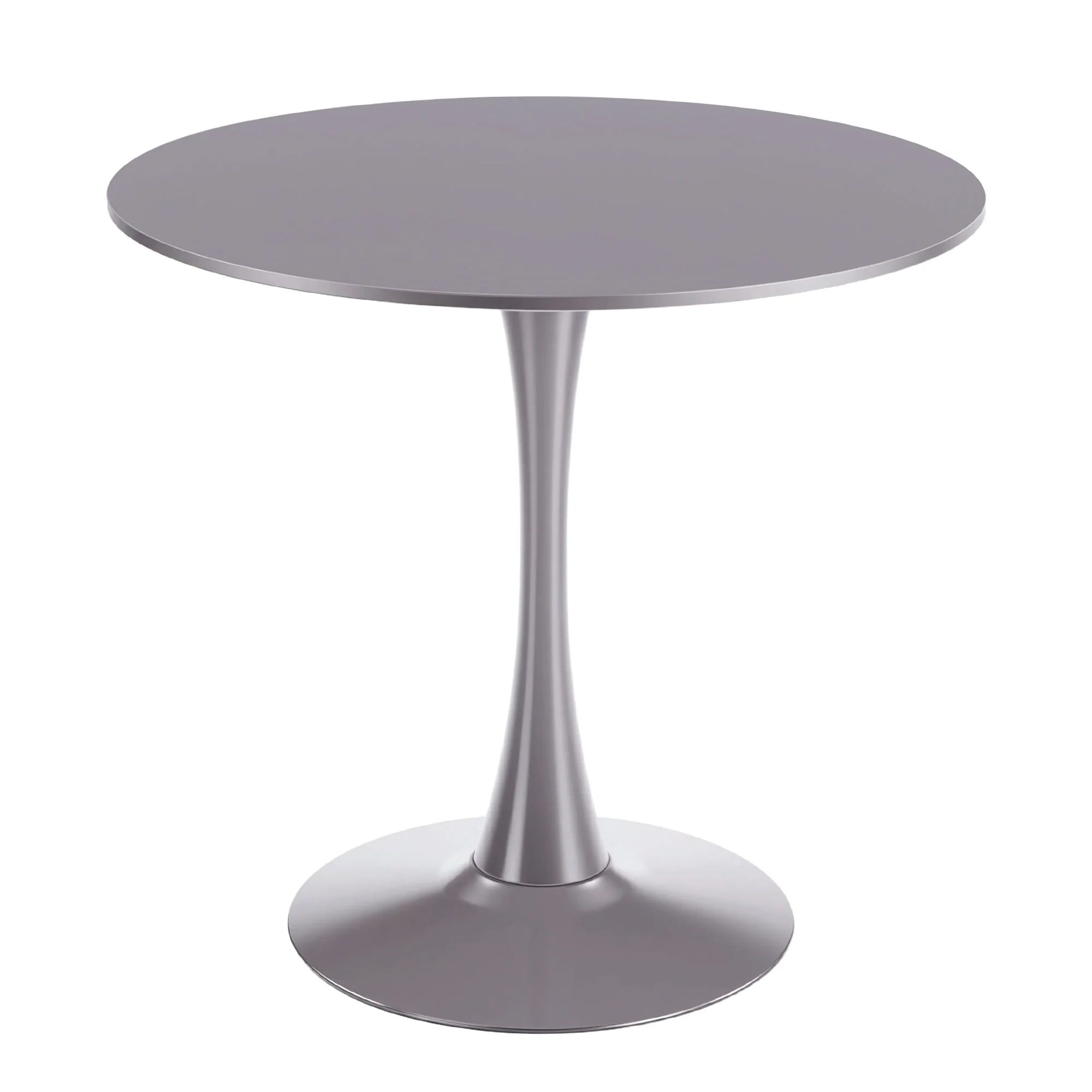 Mid-Century Tulip Table With Round Top, Pedestal Base - Image 4