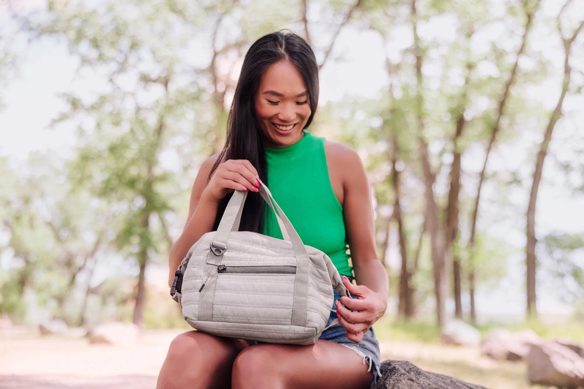 Midday Quilted Washable Insulated Lunch Bag - Image 15
