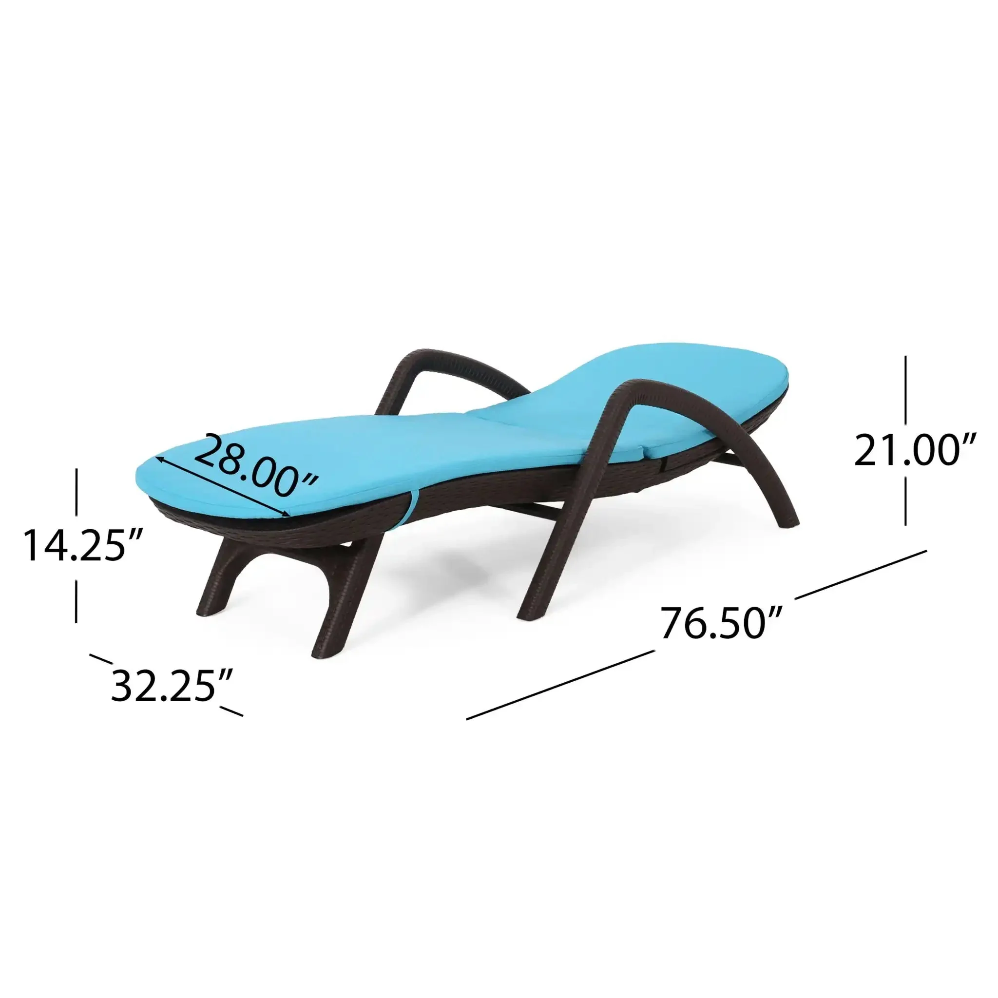 Mikael - Chaise Lounge With Cushion - Image 8