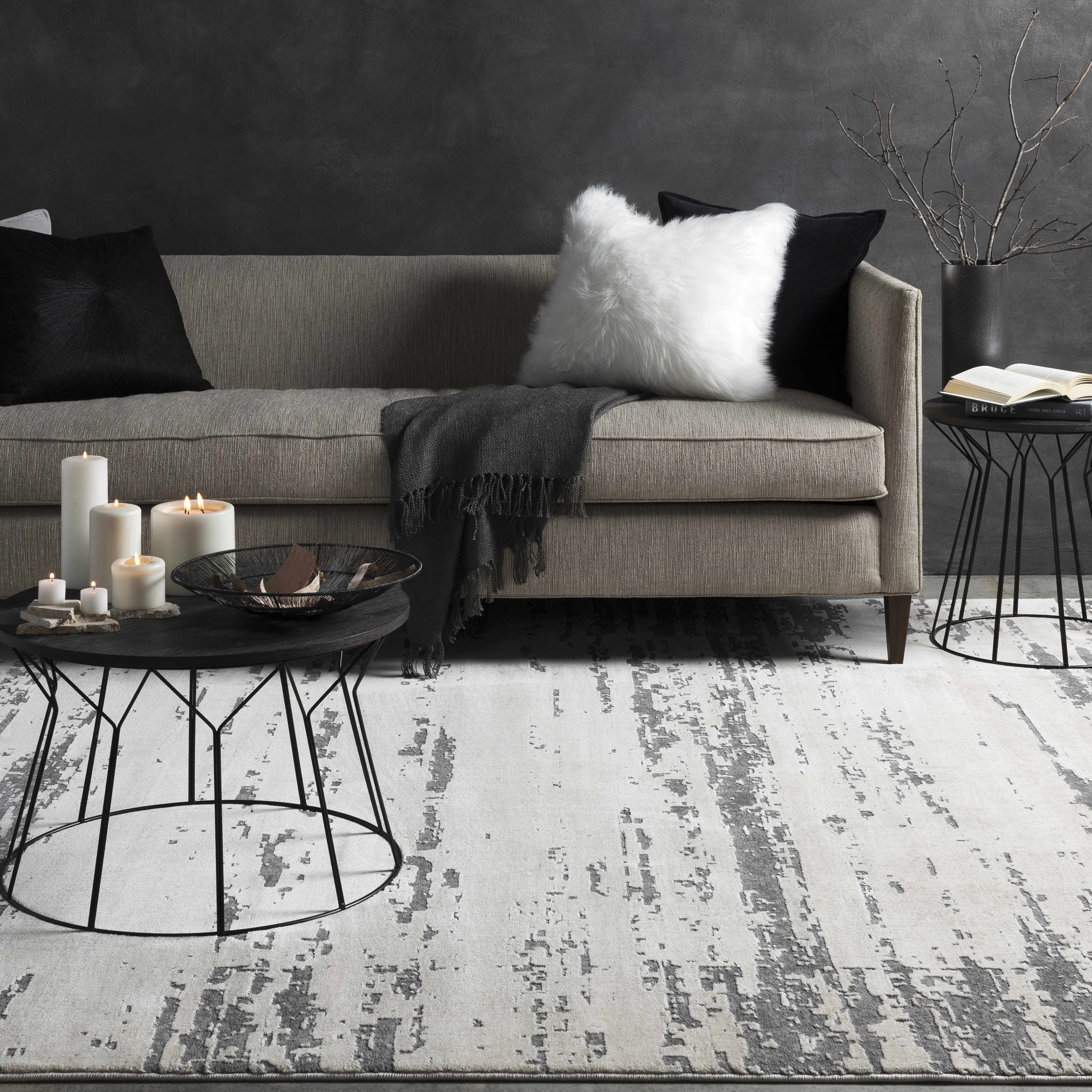 Mikana Beige Tibetan Rug - Image 2