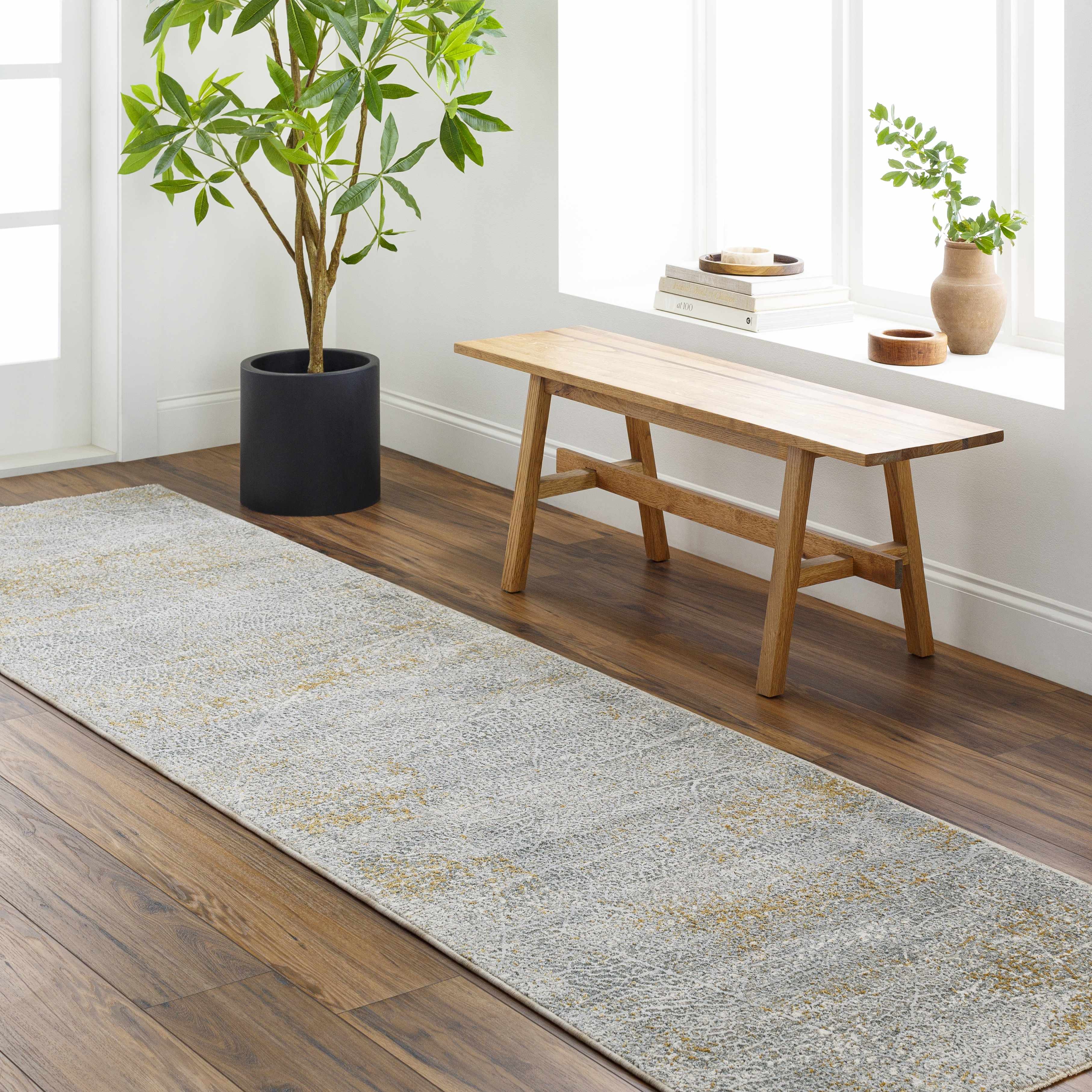 Mila Textured Rug with Fringes - Image 7