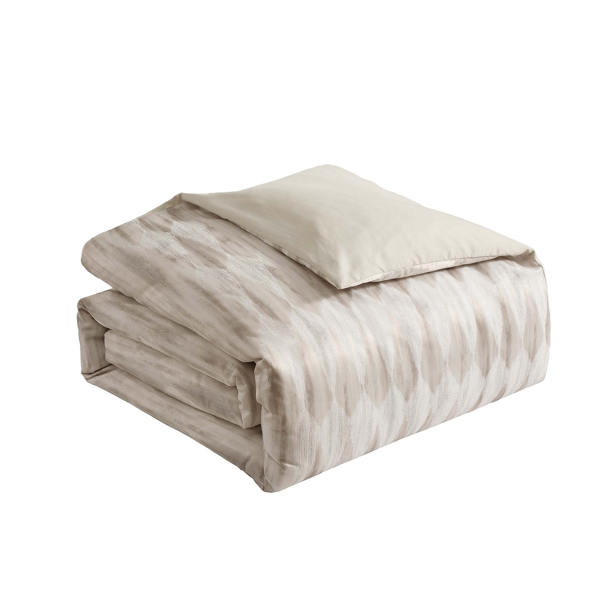 Milan 10 Pc Jacquard Comforter & Coverlet Ensemble - Image 2