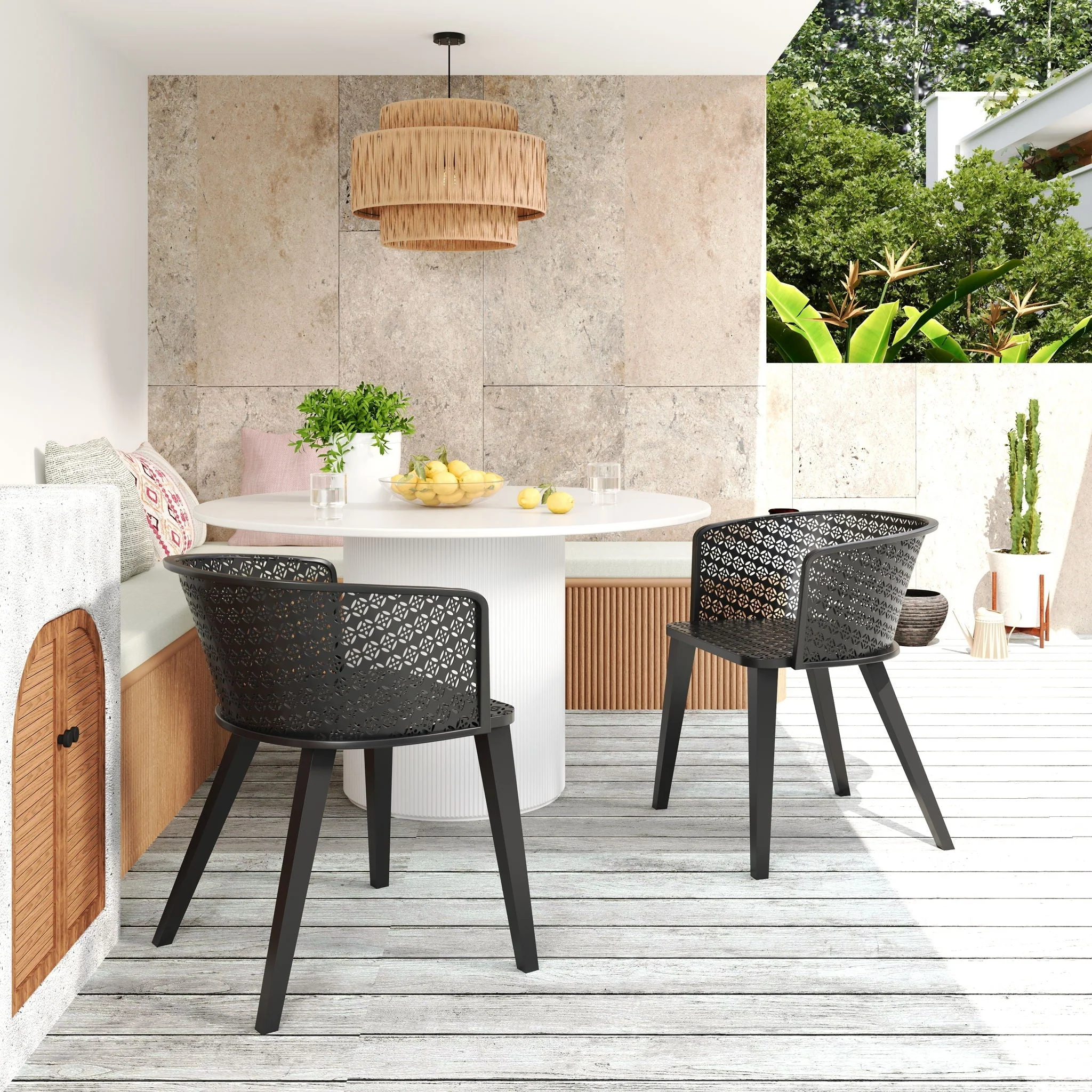 Milan - Outdoor Dining Chair (Set of 2) - Image 4