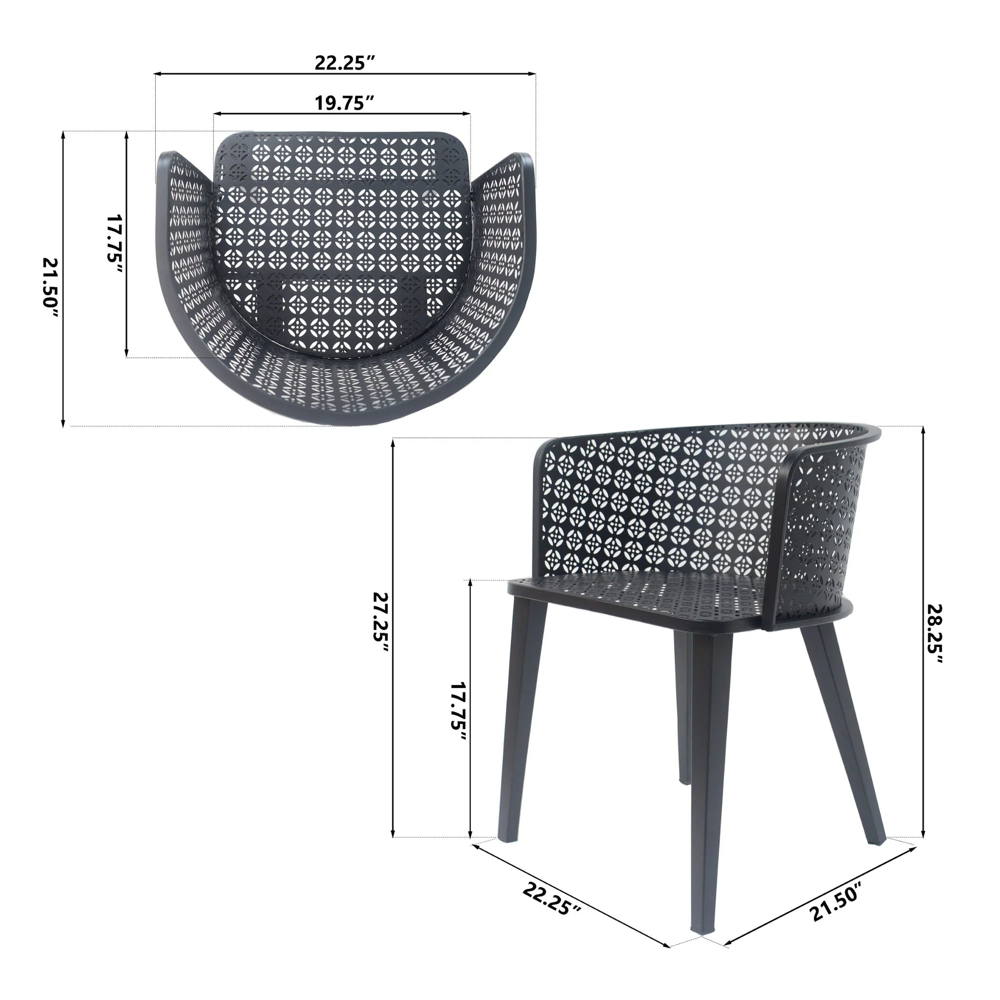 Milan - Outdoor Dining Chair (Set of 2) - Image 6