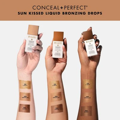 Milani Conceal + Perfect Sun Kiss Bronzing Drops Light 1 fl oz - New - Image 8