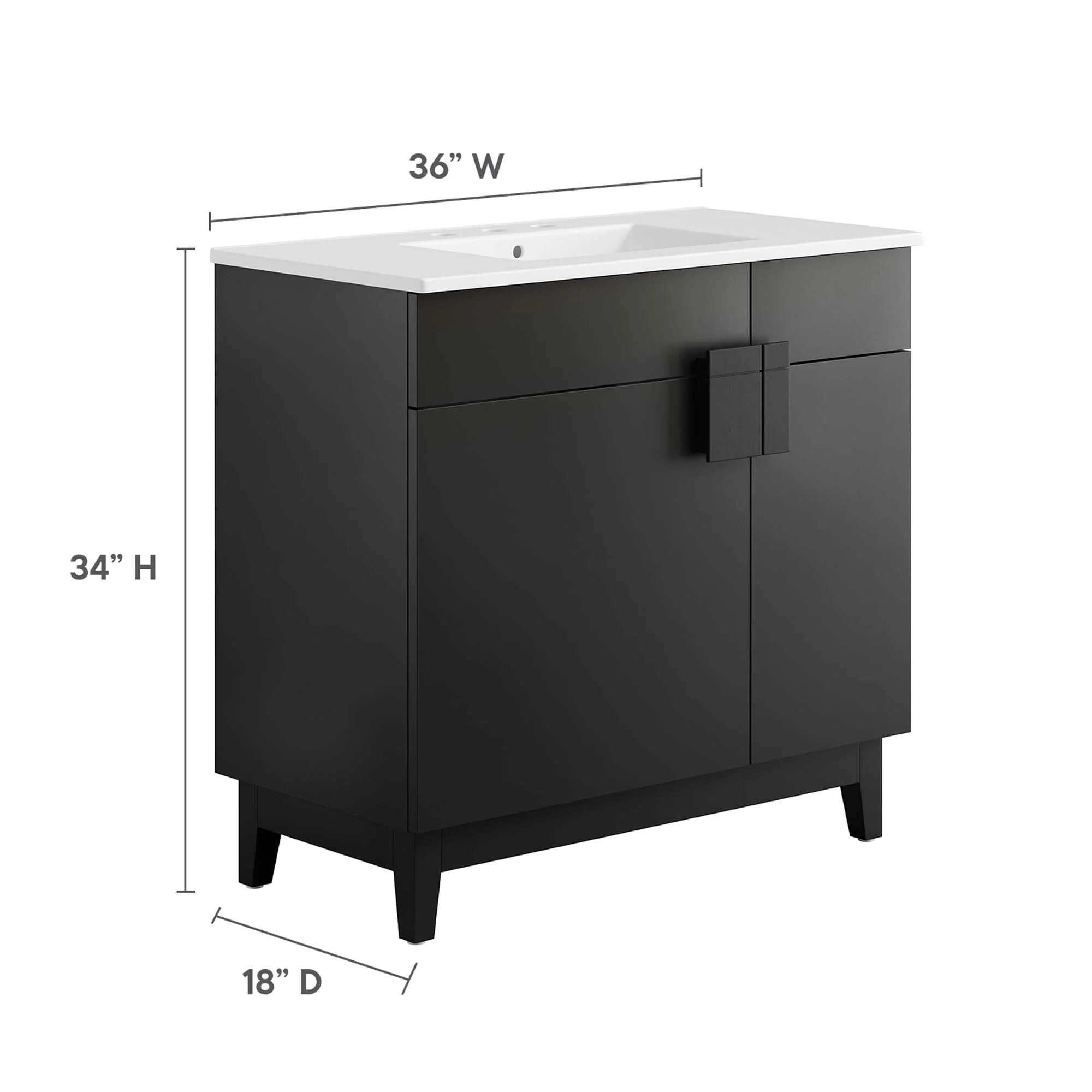 Miles 36" Bathroom Vanity by Modway - Image 17