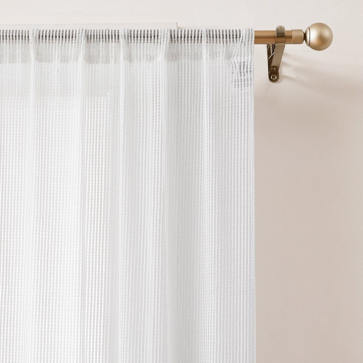 Milla Knitted Textured Sheer Window Curtain Panel Pair - Image 15