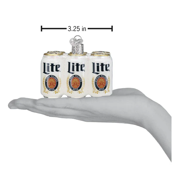 Miller Lite Six Pack Ornament - Image 5