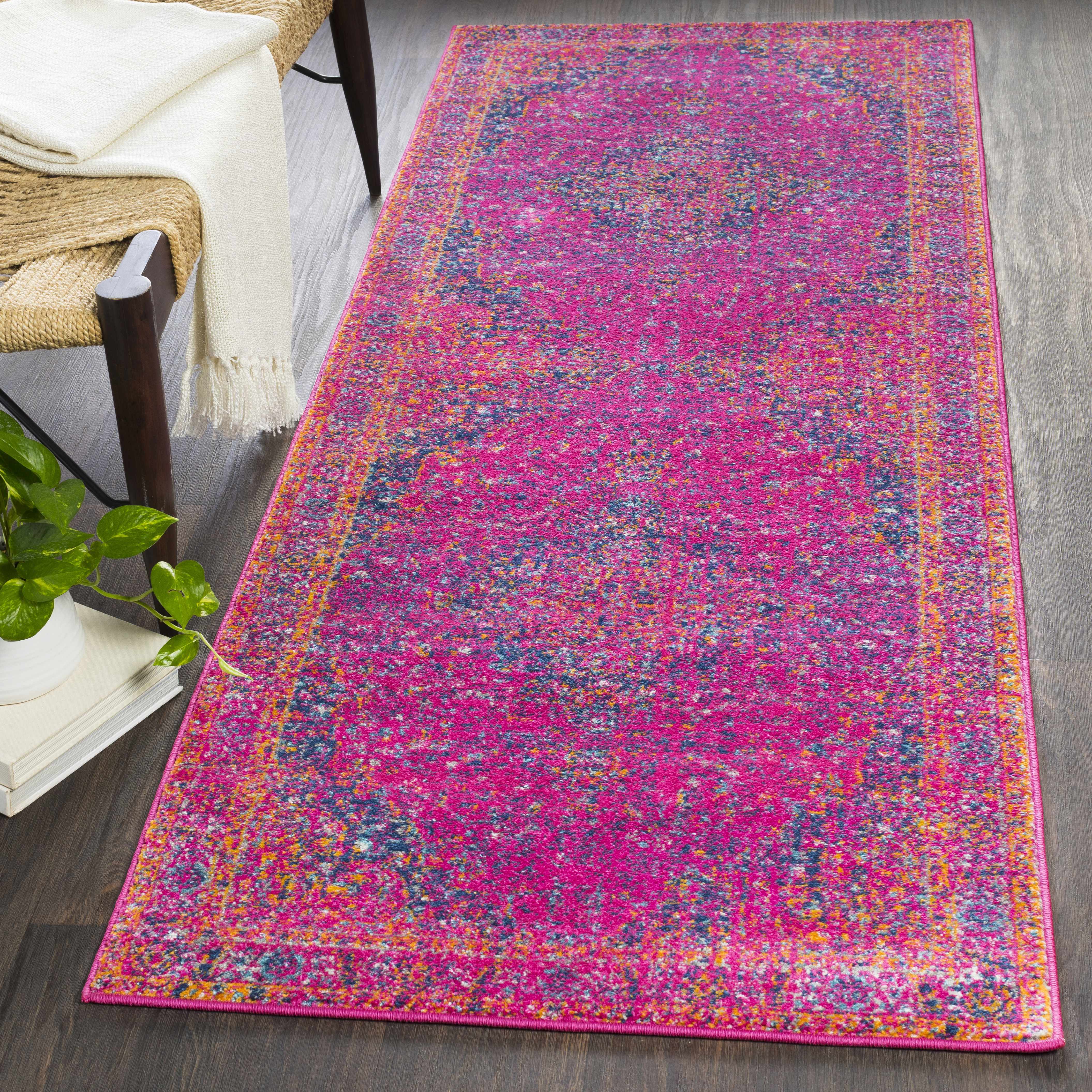 Milliken Magenta Area Rug - Image 3
