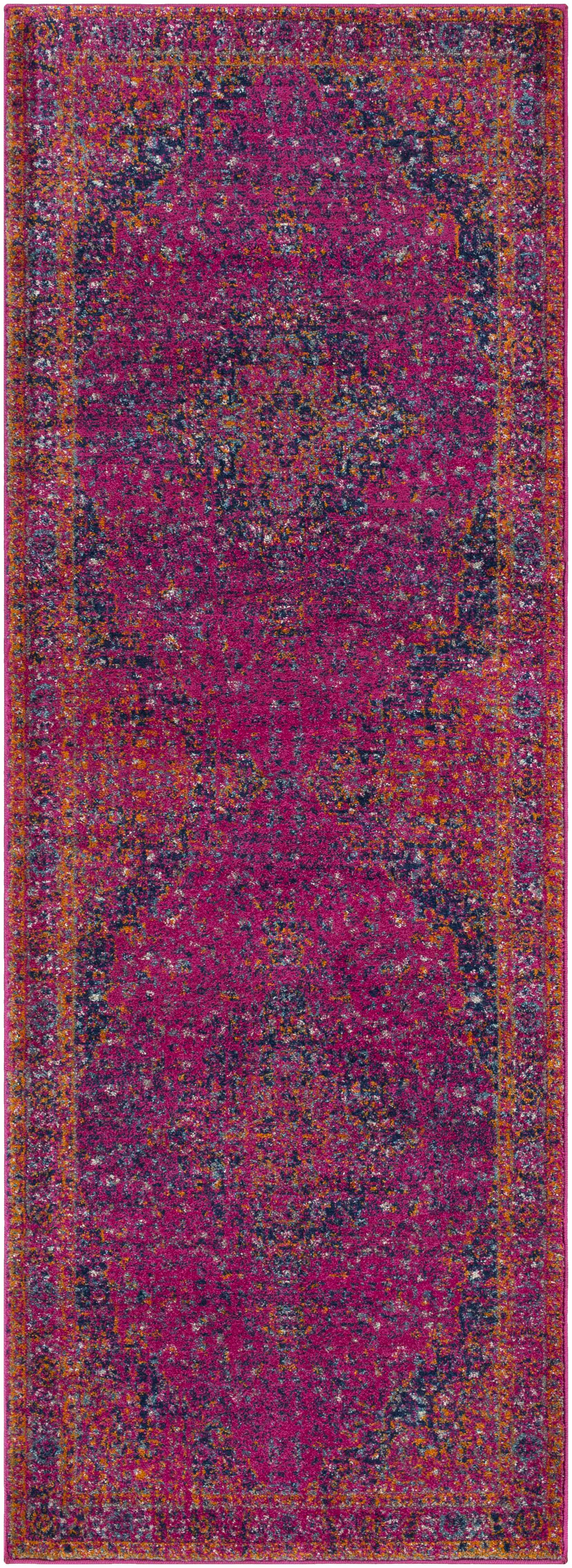 Milliken Magenta Area Rug - Image 4