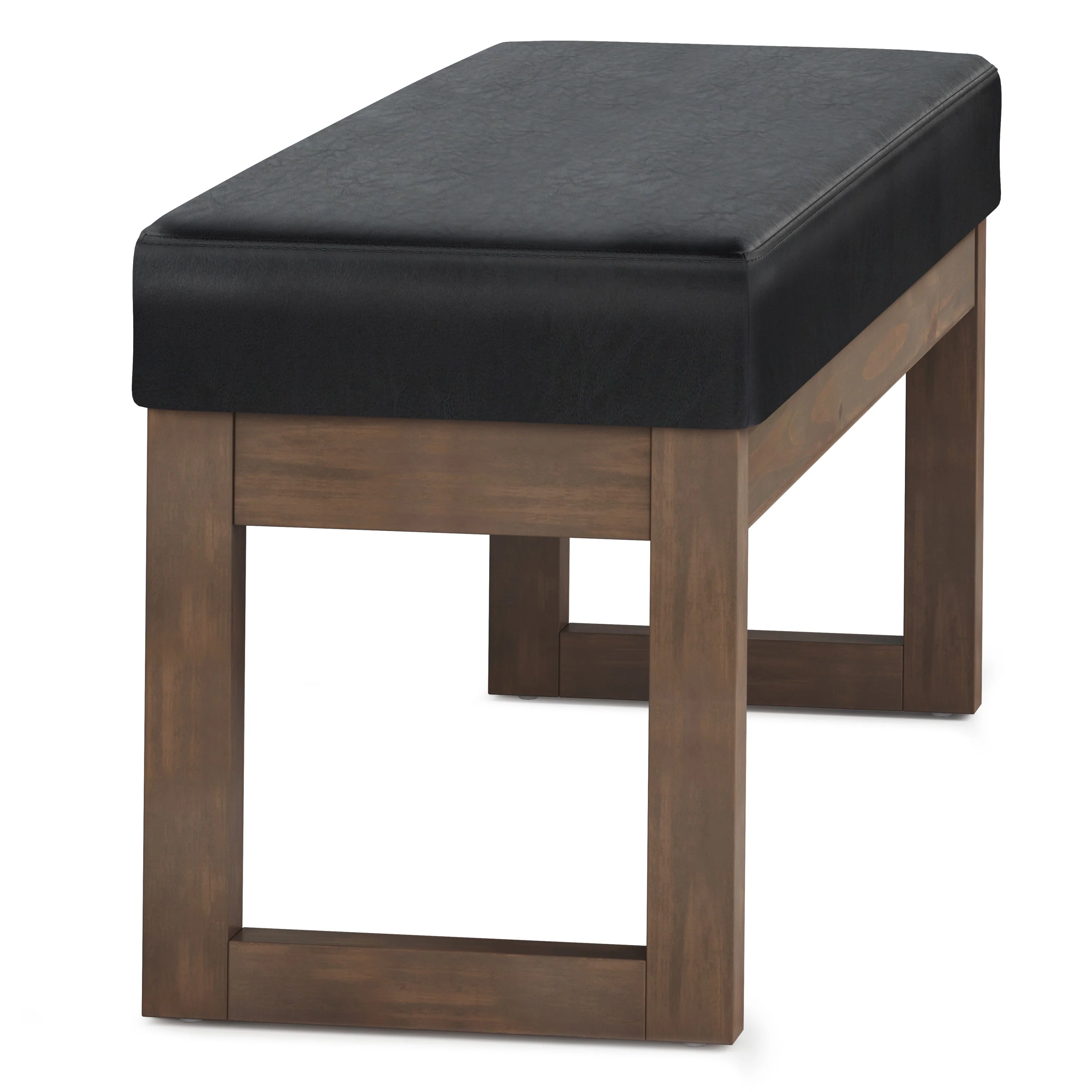 Milltown Large Ottoman Bench - Midnight Black - Image 3