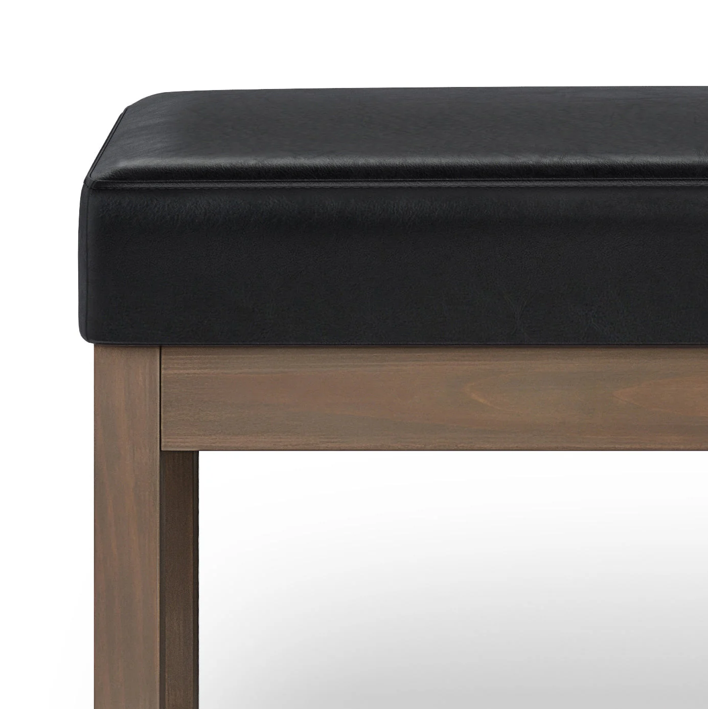 Milltown Large Ottoman Bench - Midnight Black - Image 4