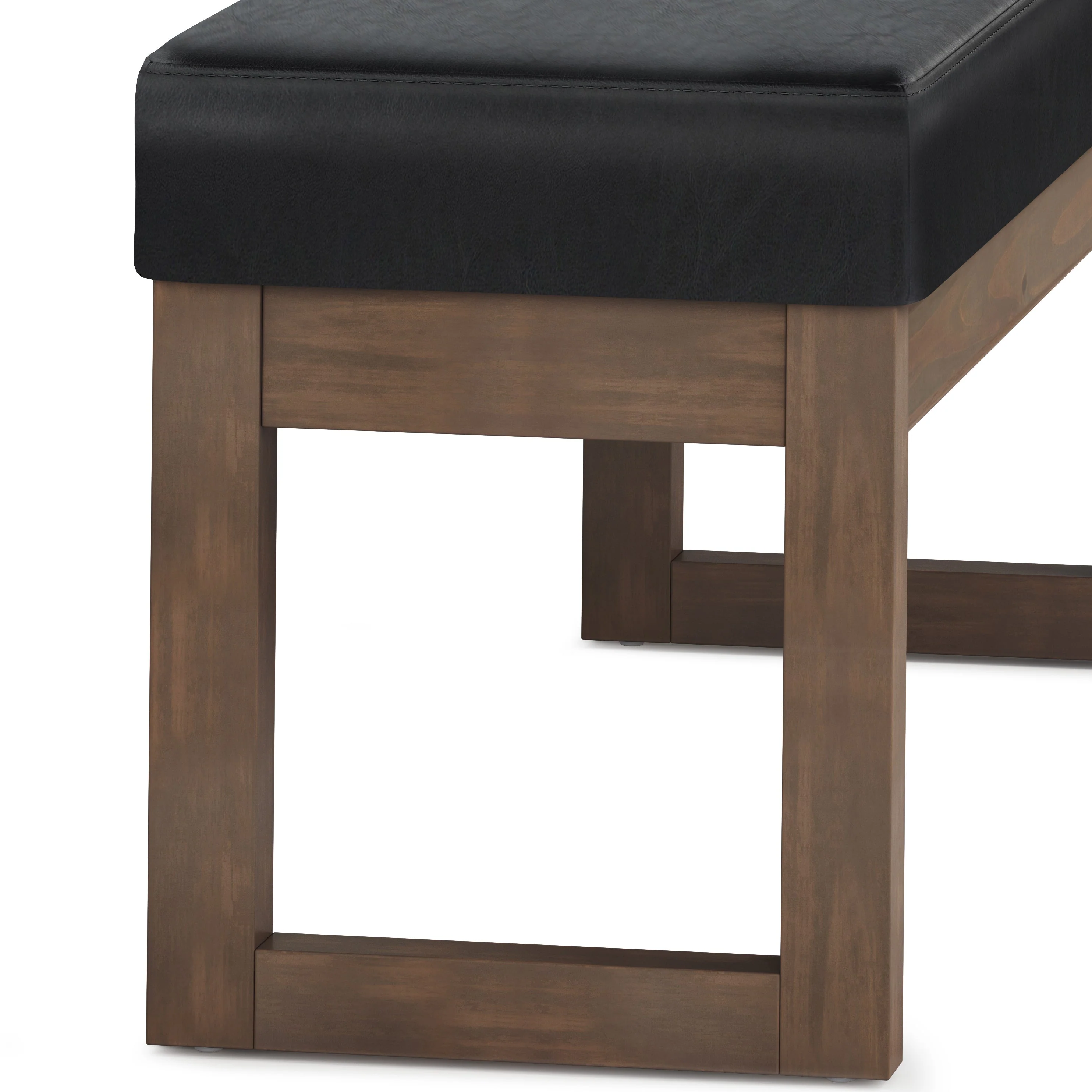 Milltown Large Ottoman Bench - Midnight Black - Image 6