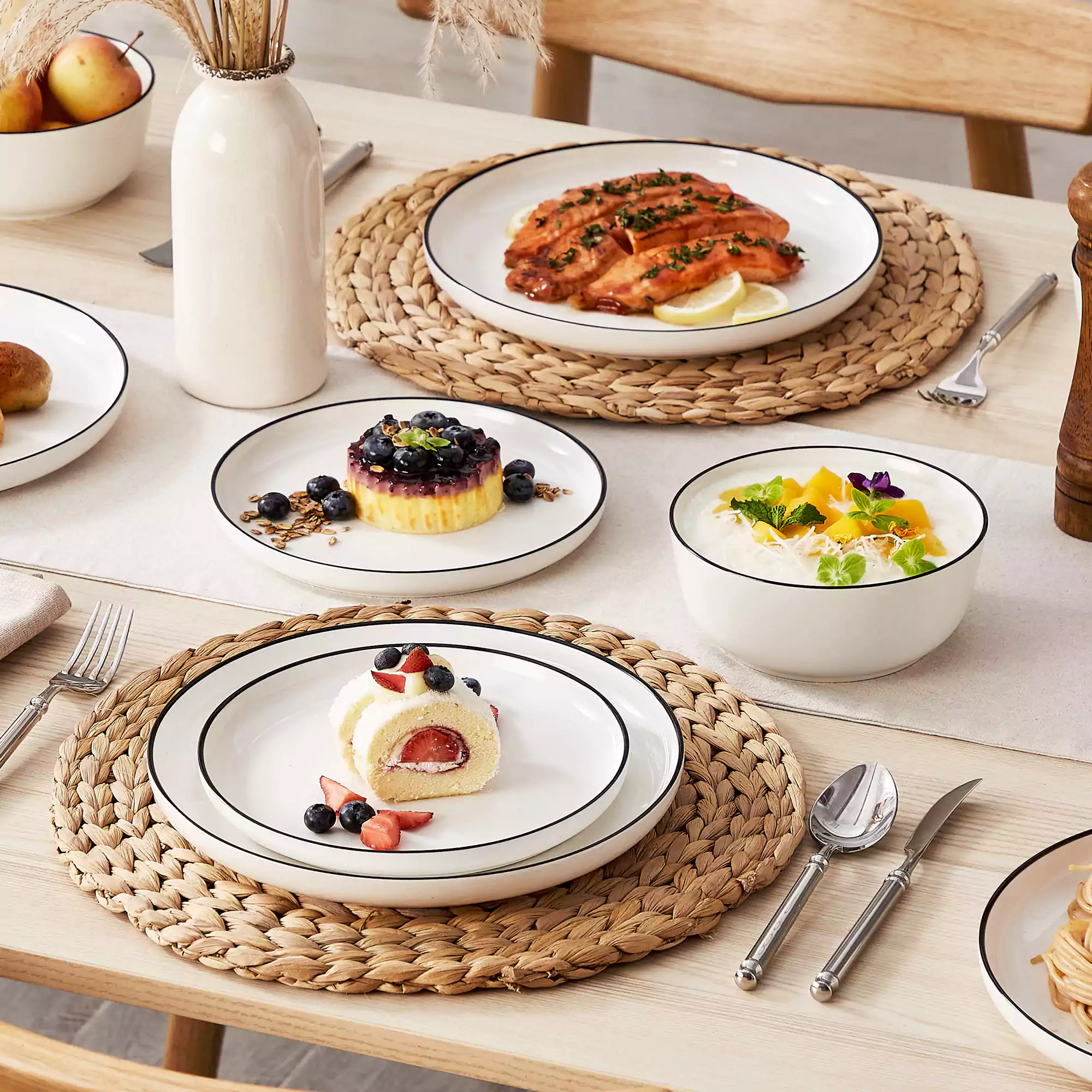 Mina 12 Piece Dinnerware Set - Image 22