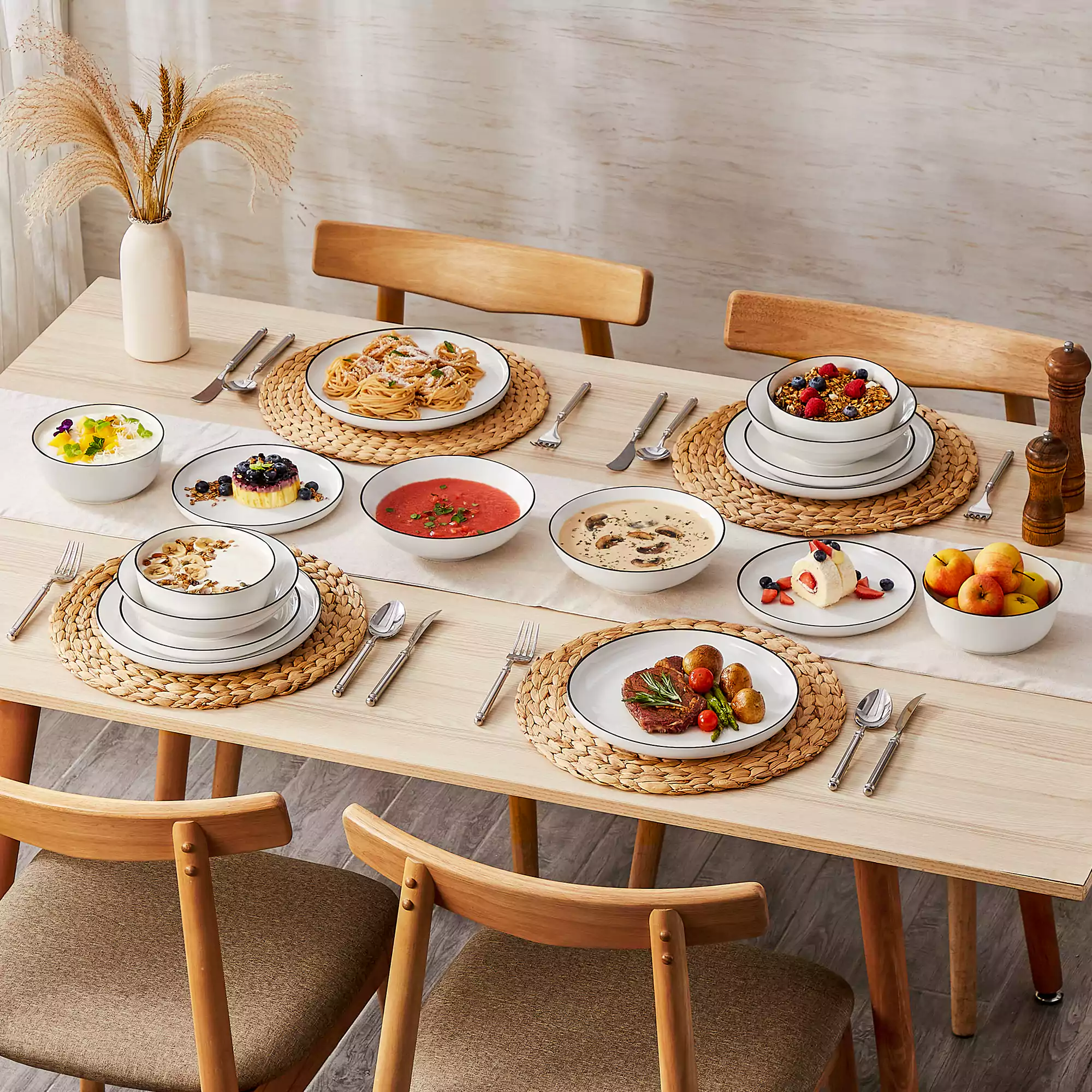 Mina 16 Piece Dinnerware Set - Image 23