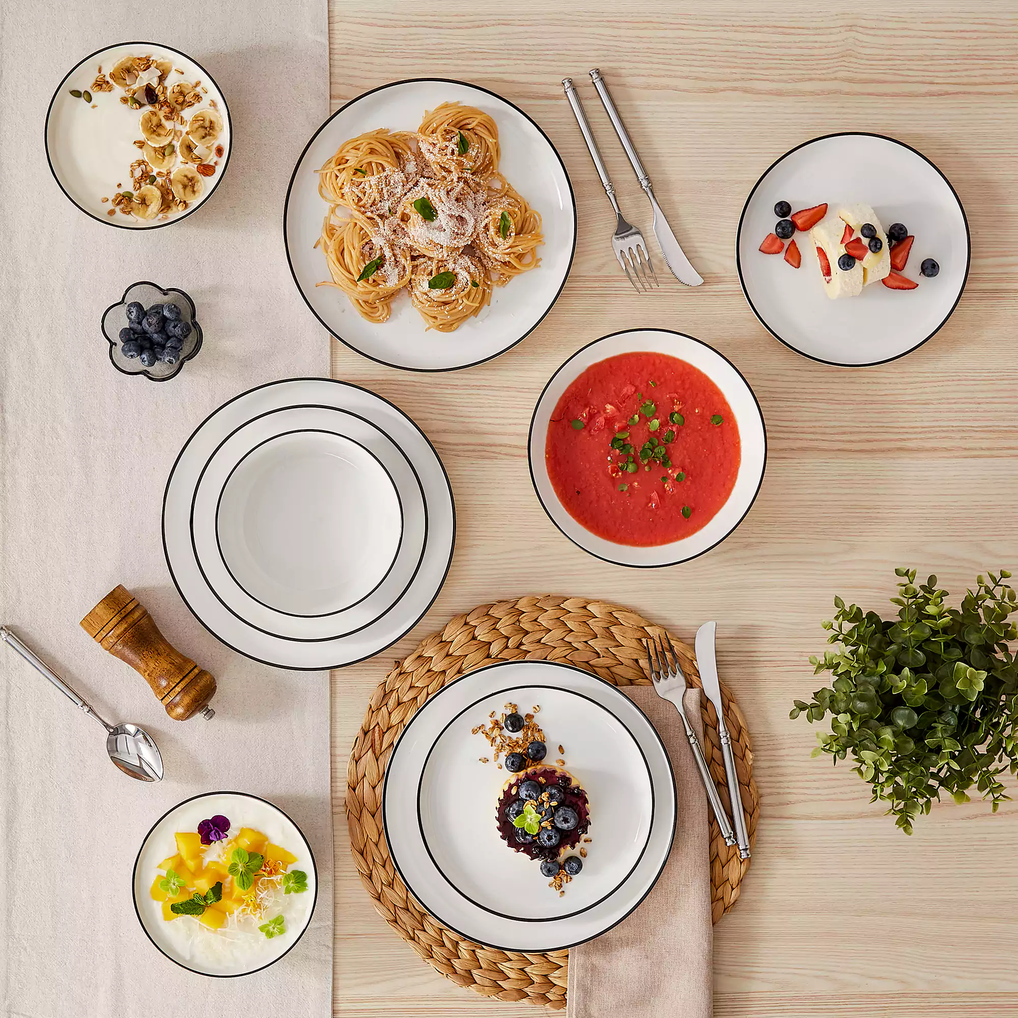 Mina 16 Piece Dinnerware Set - Image 25