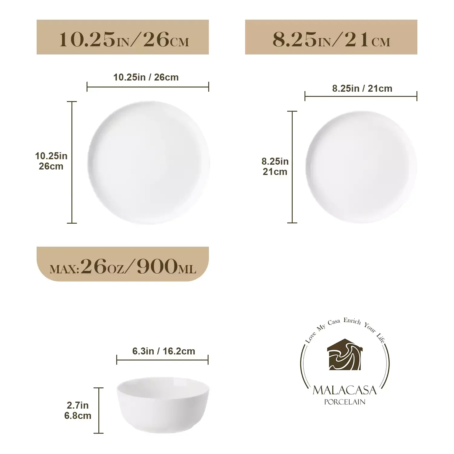 Mina 18 Piece Dinnerware Set - Image 16