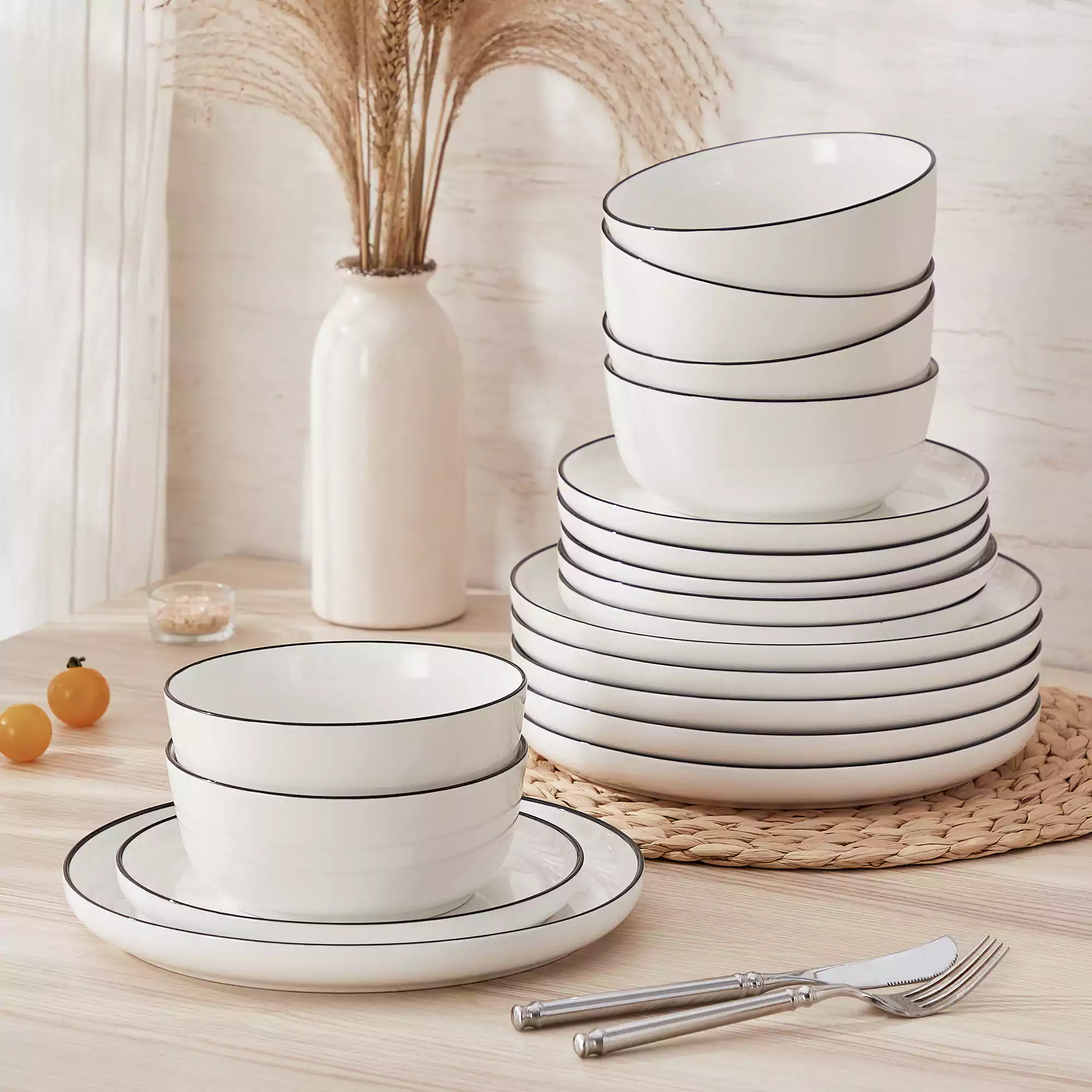 Mina 18 Piece Dinnerware Set - Image 20
