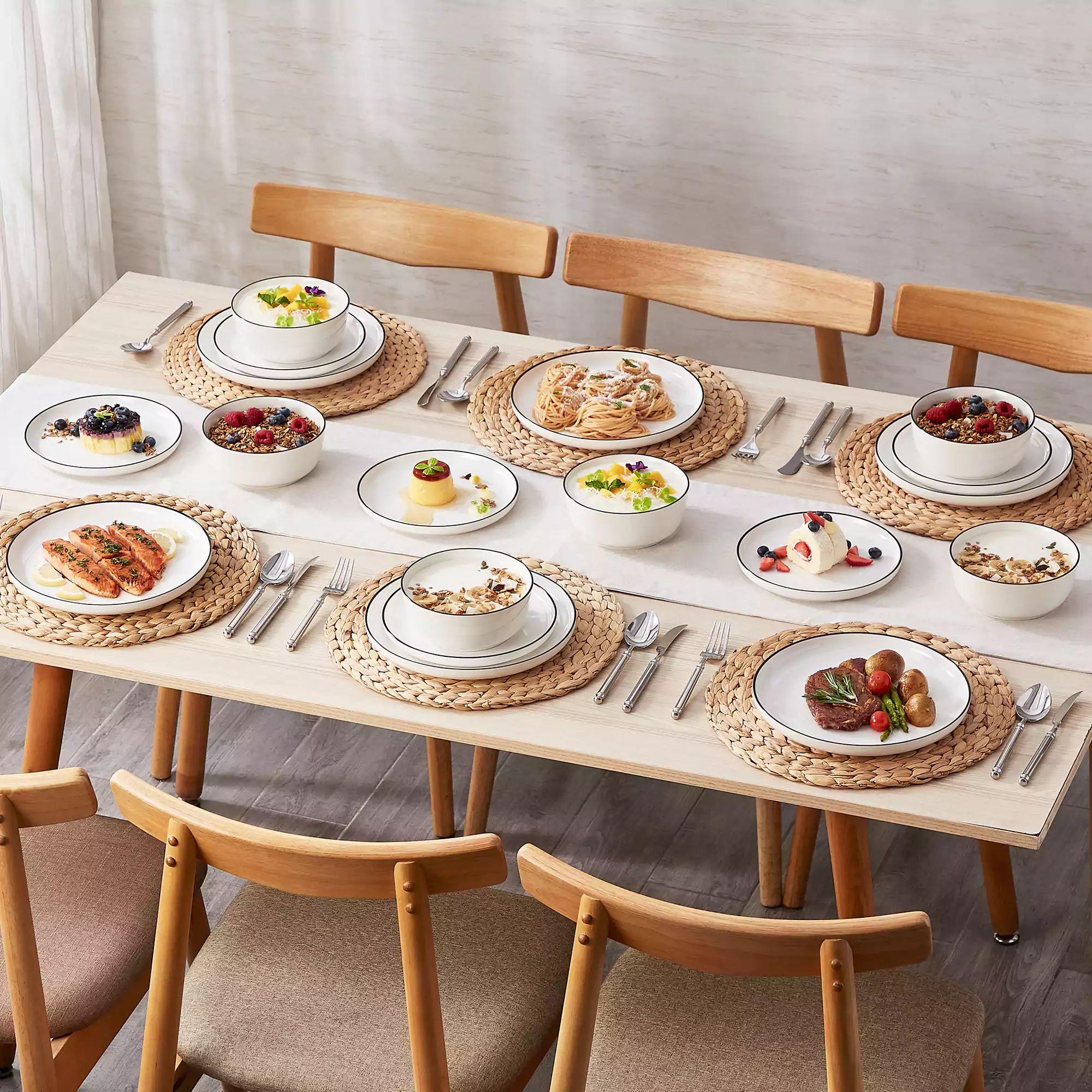 Mina 18 Piece Dinnerware Set - Image 23