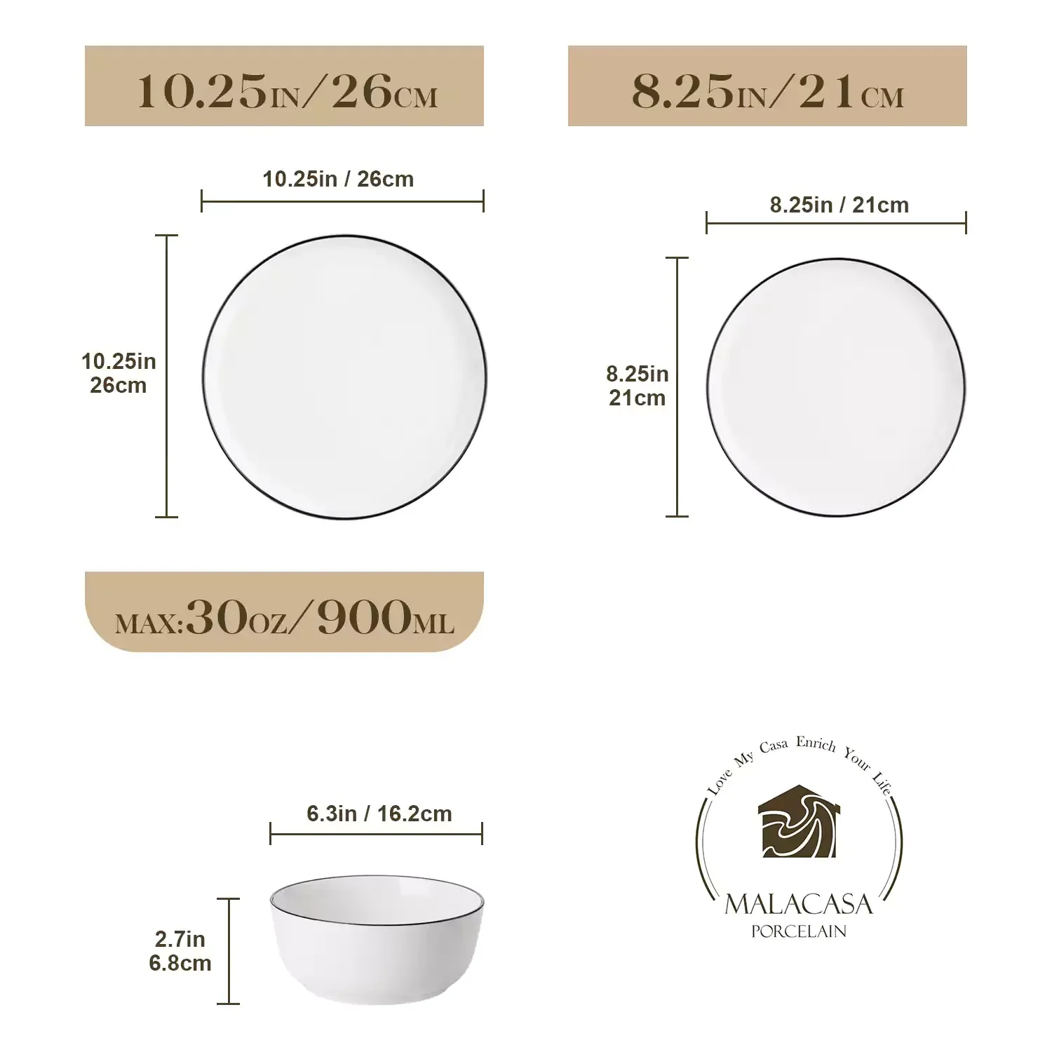 Mina 18 Piece Dinnerware Set - Image 32