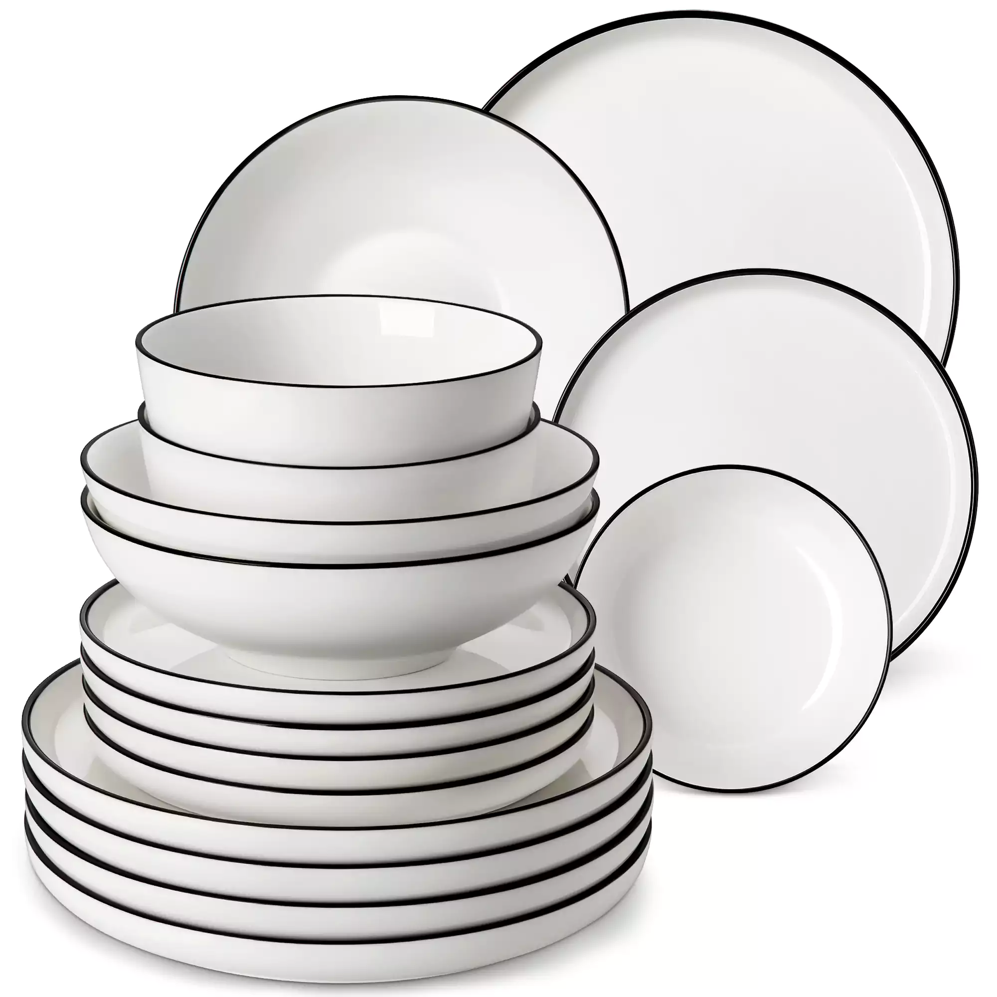 Mina 24 Piece Dinnerware Set - Image 16