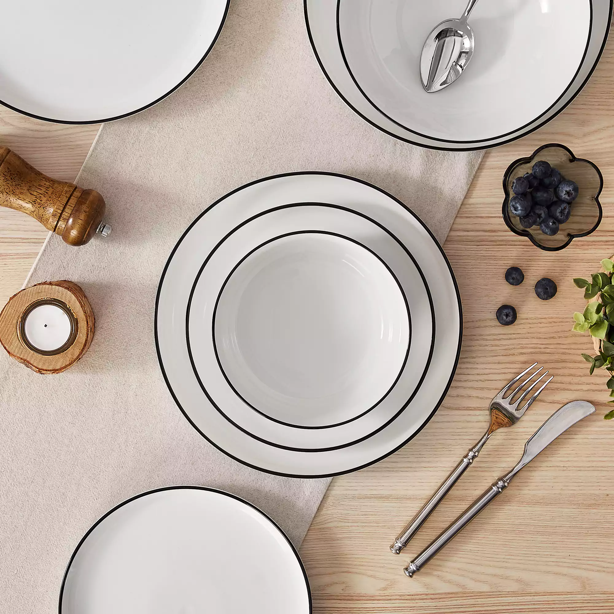 Mina 24 Piece Dinnerware Set - Image 19
