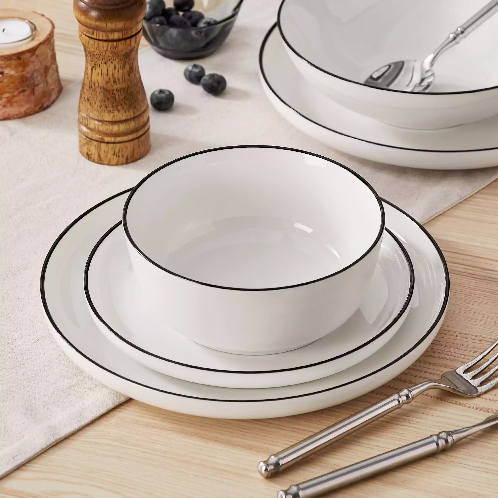 Mina 24 Piece Dinnerware Set - Image 20
