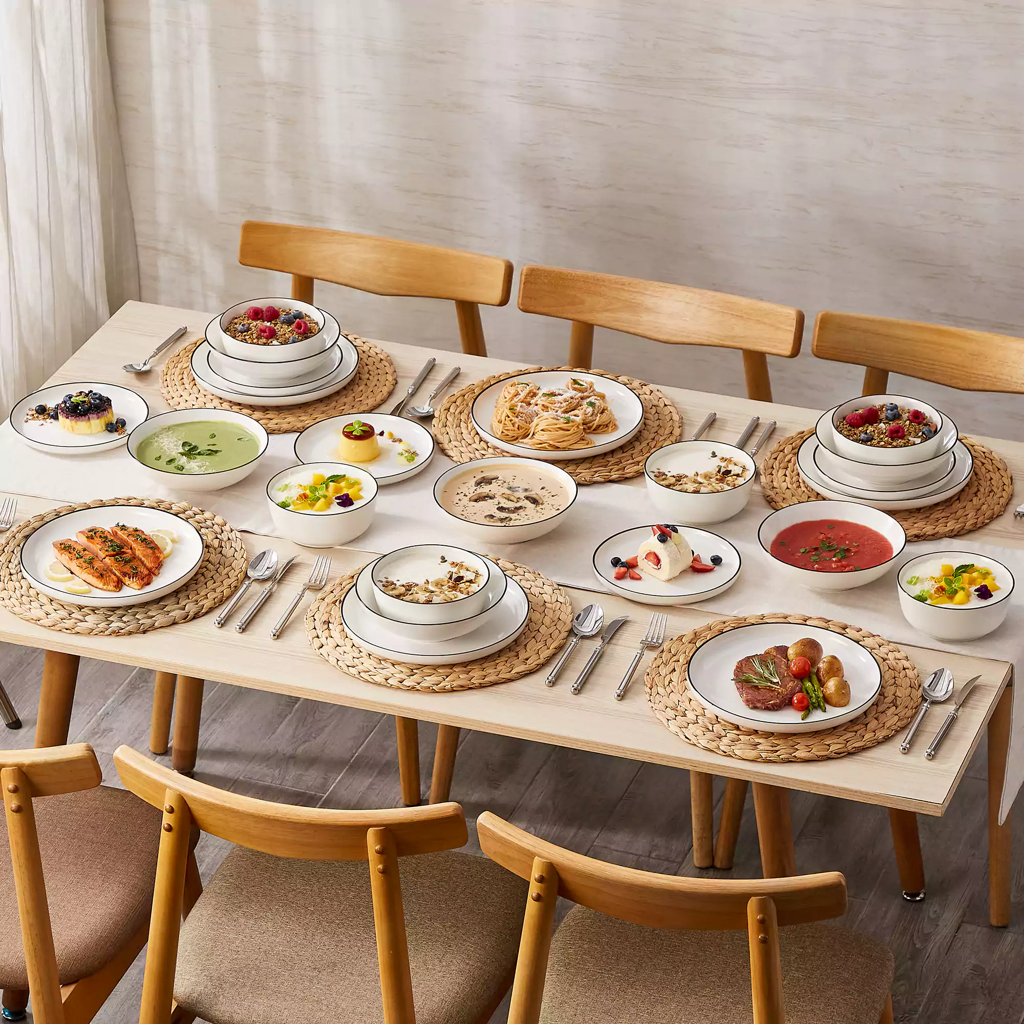 Mina 24 Piece Dinnerware Set - Image 22