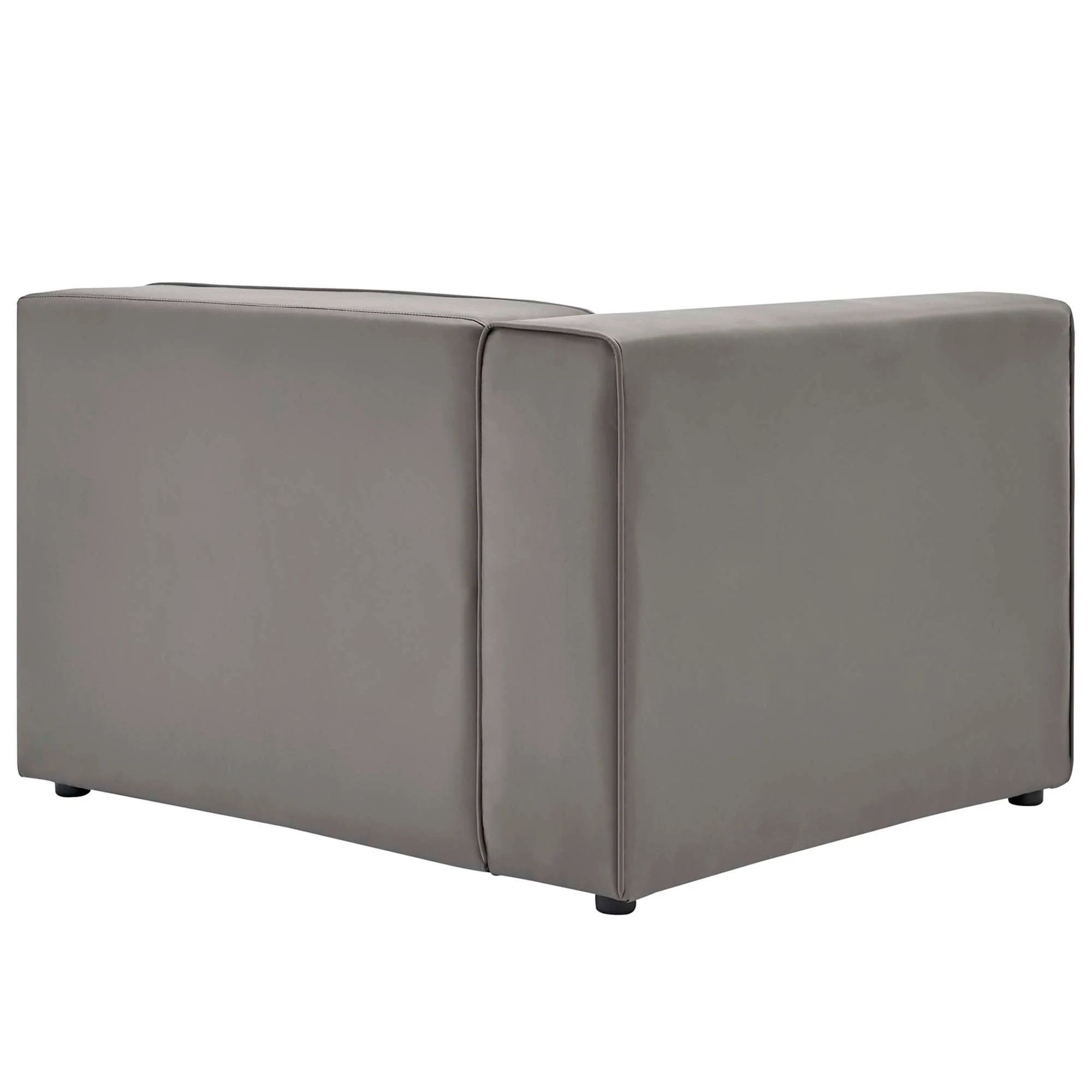 Mingle 2-Piece Vegan Leather Sectional Sofa Loveseat by Modway - Image 13
