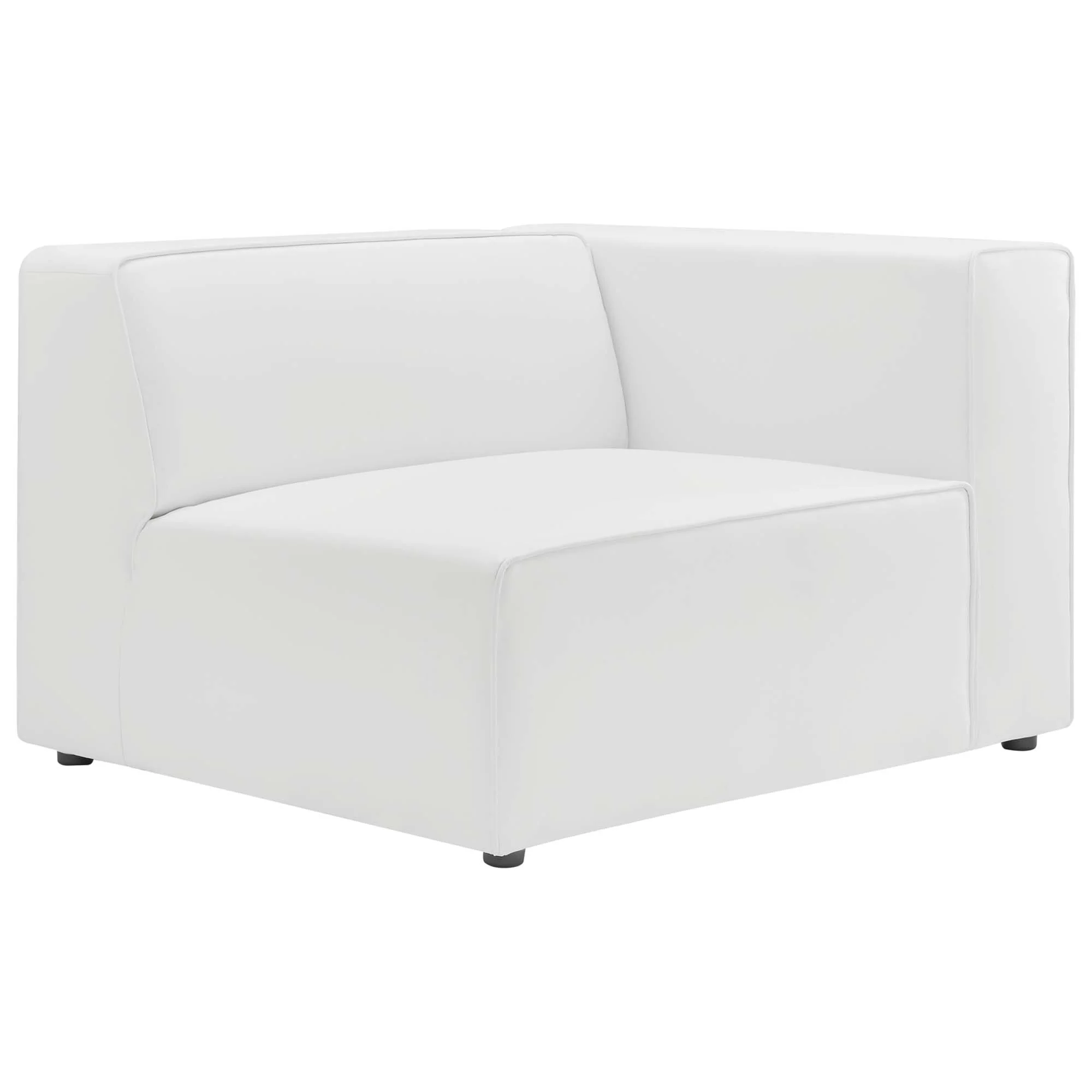 Mingle 2-Piece Vegan Leather Sectional Sofa Loveseat by Modway - Image 7