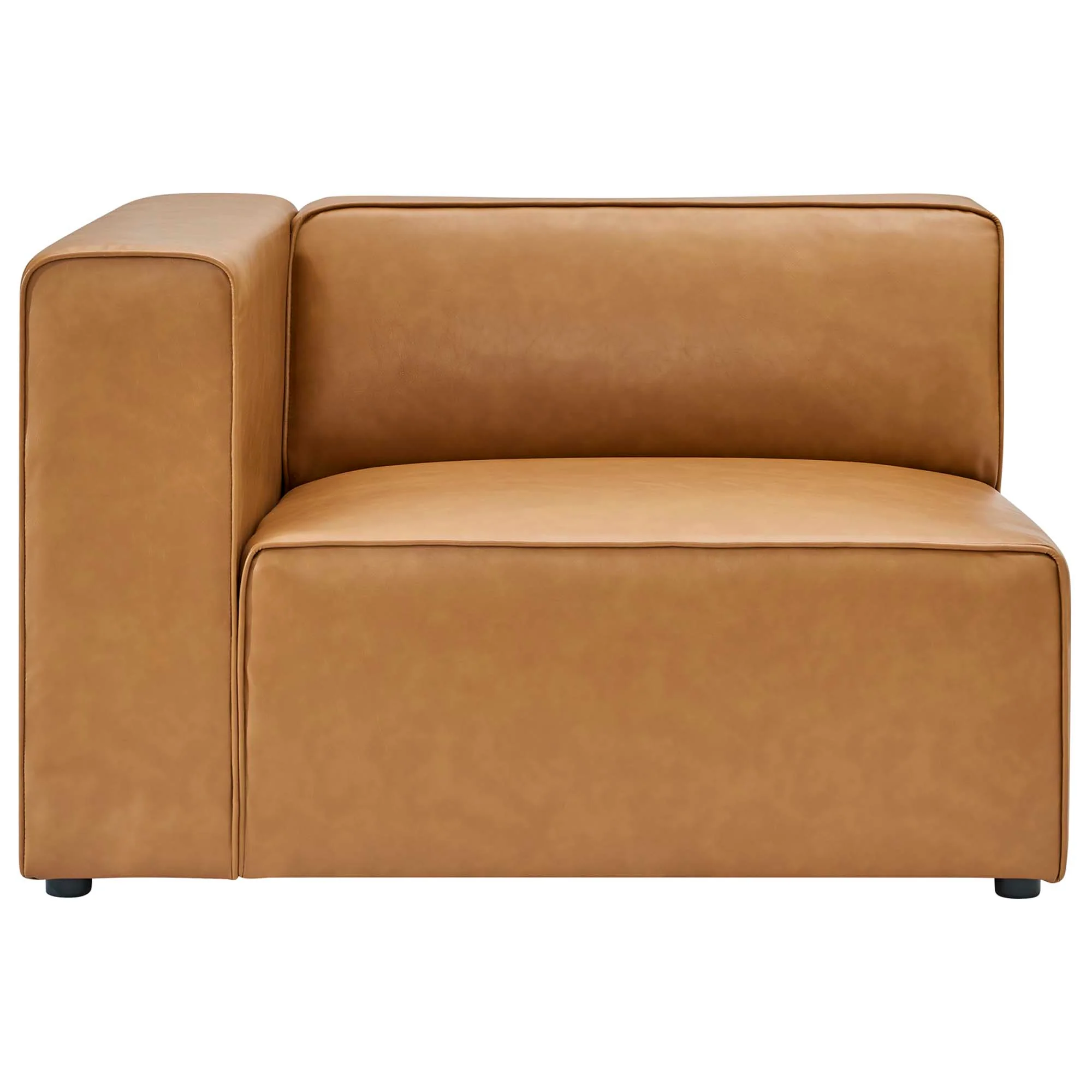 Mingle 5-Piece Vegan Leather Sectional Sofa by Modway - Image 11