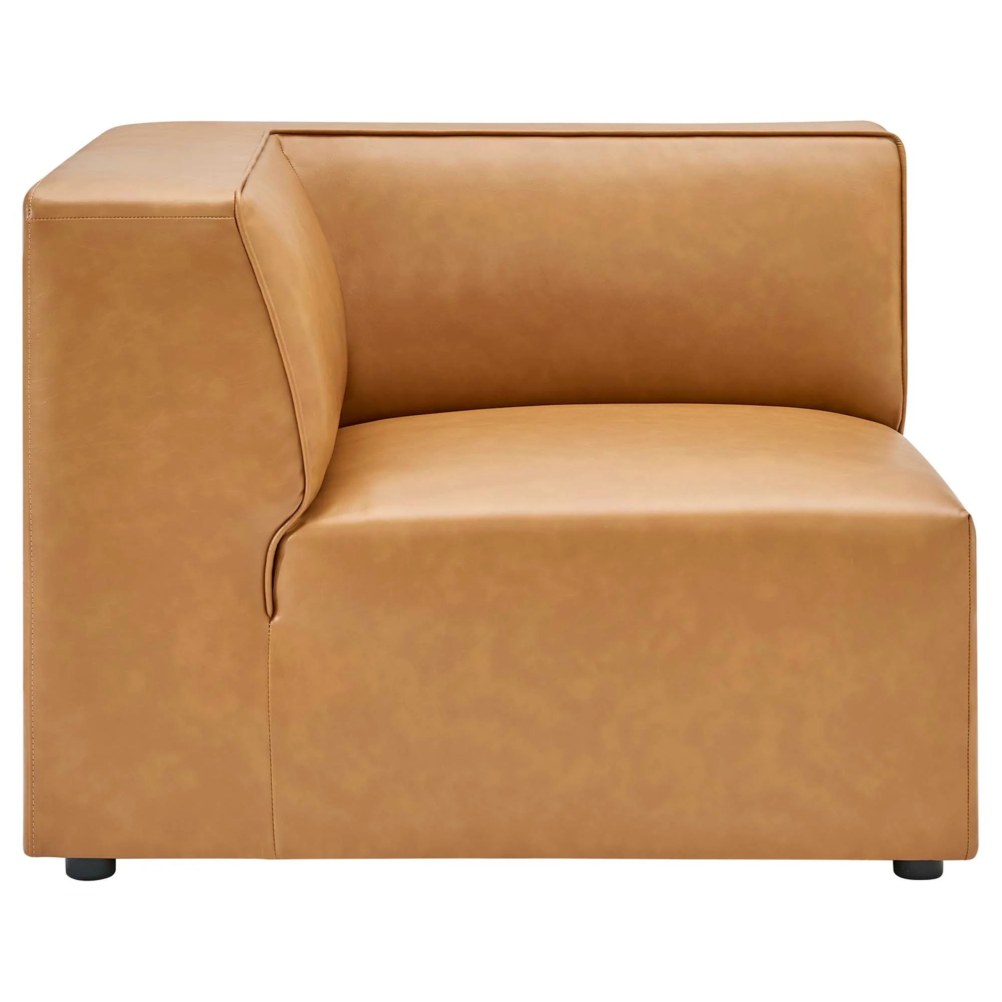 Mingle 7-Piece Vegan Leather Sectional Sofa by Modway - Image 11