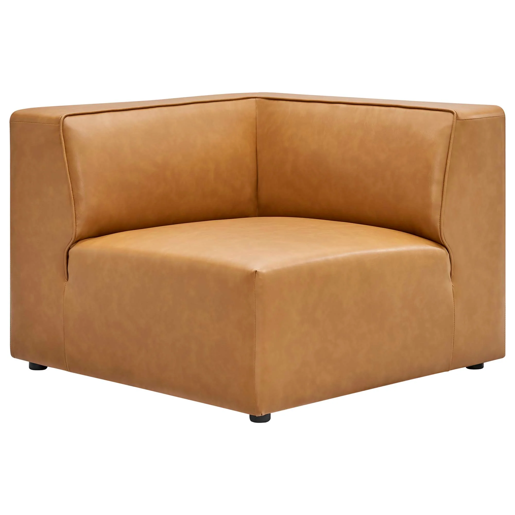 Mingle 7-Piece Vegan Leather Sectional Sofa by Modway - Image 12