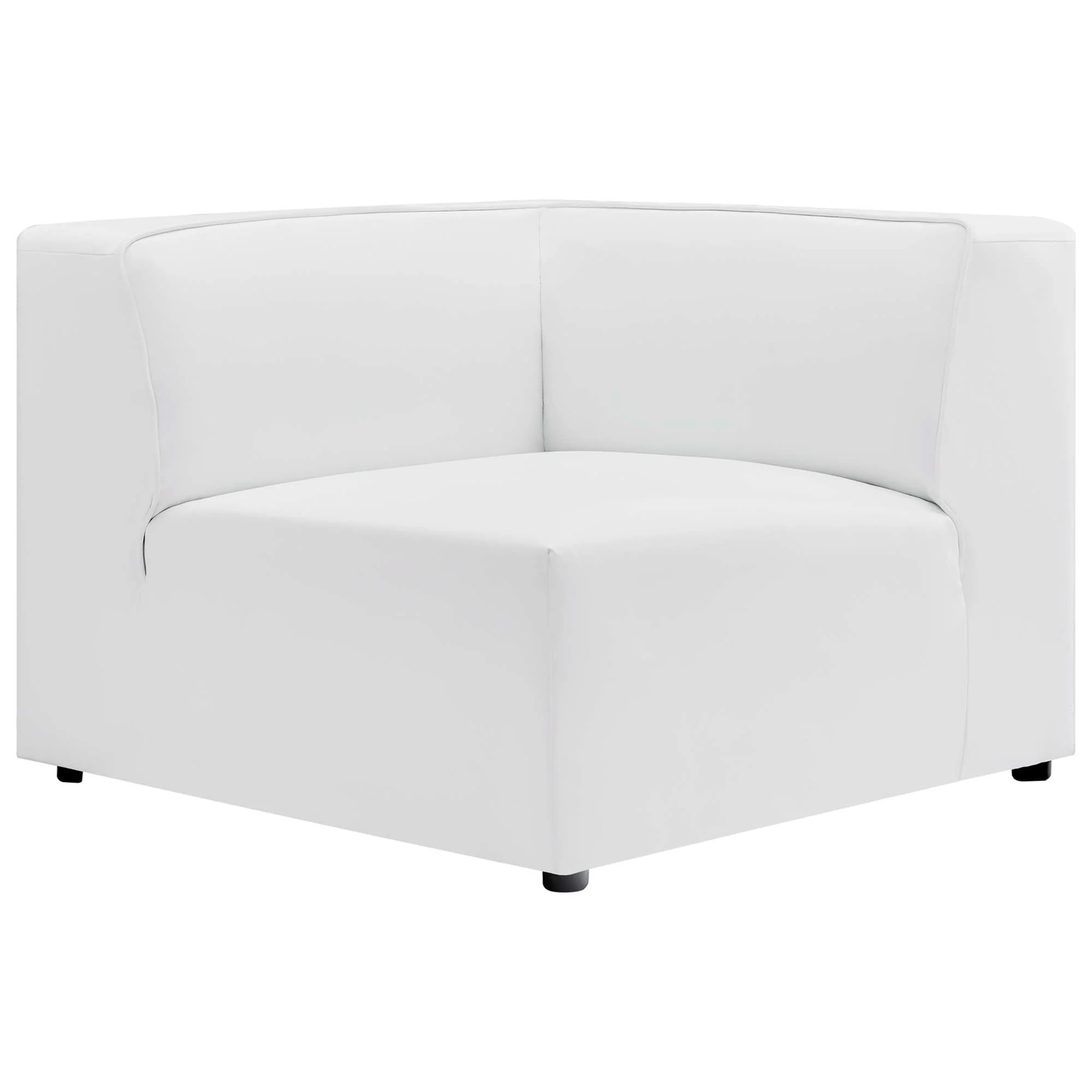 Mingle 7-Piece Vegan Leather Sectional Sofa by Modway - Image 3