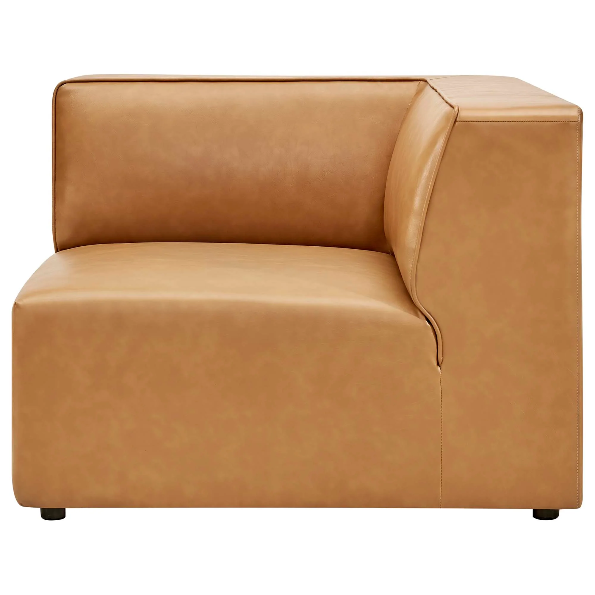 Mingle Vegan Leather Corner Chair by Modway - Image 11