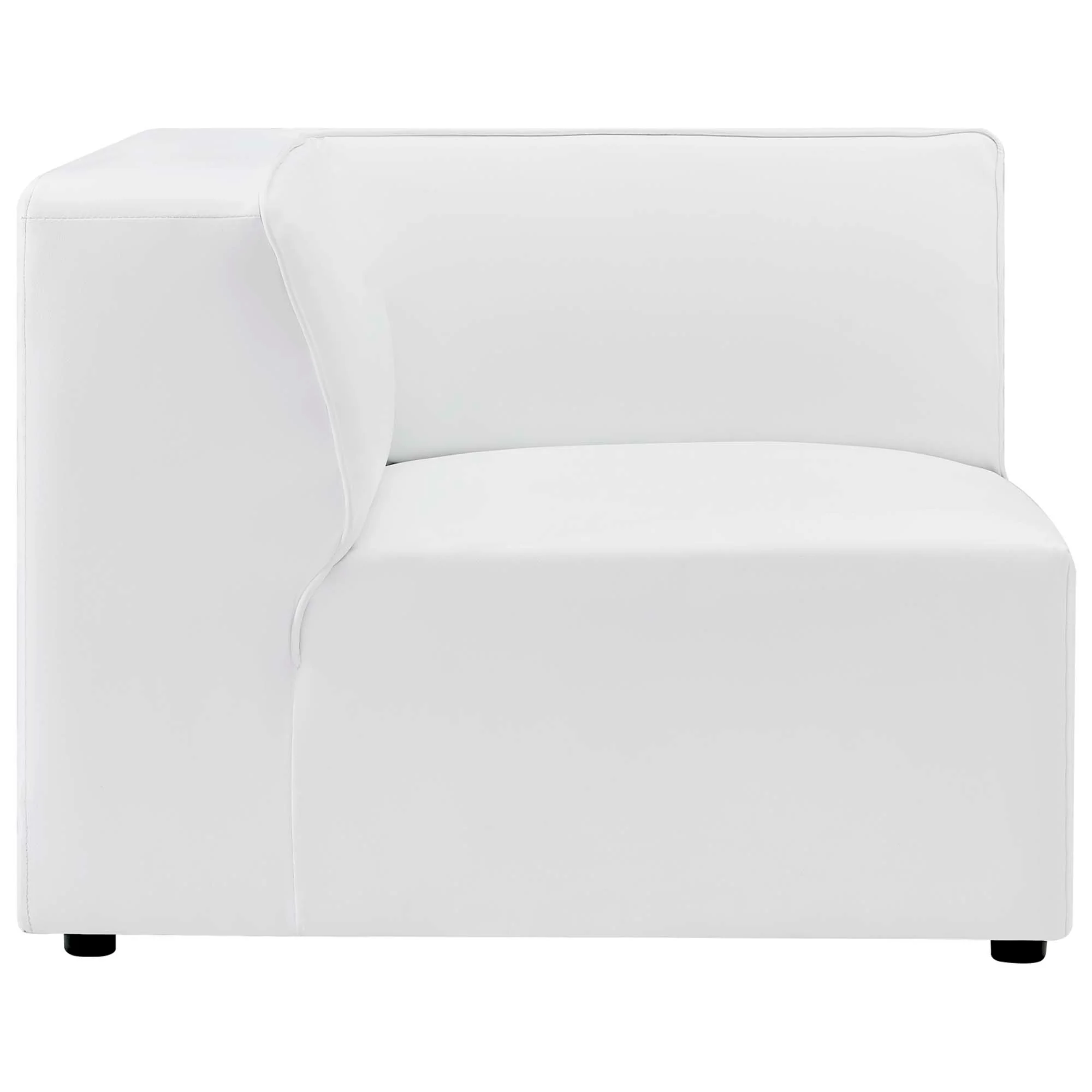 Mingle Vegan Leather Corner Chair by Modway - Image 2