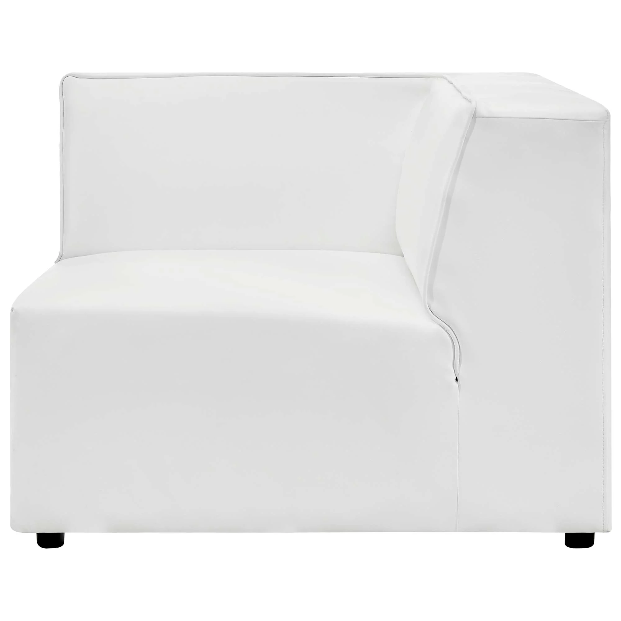 Mingle Vegan Leather Corner Chair by Modway - Image 4