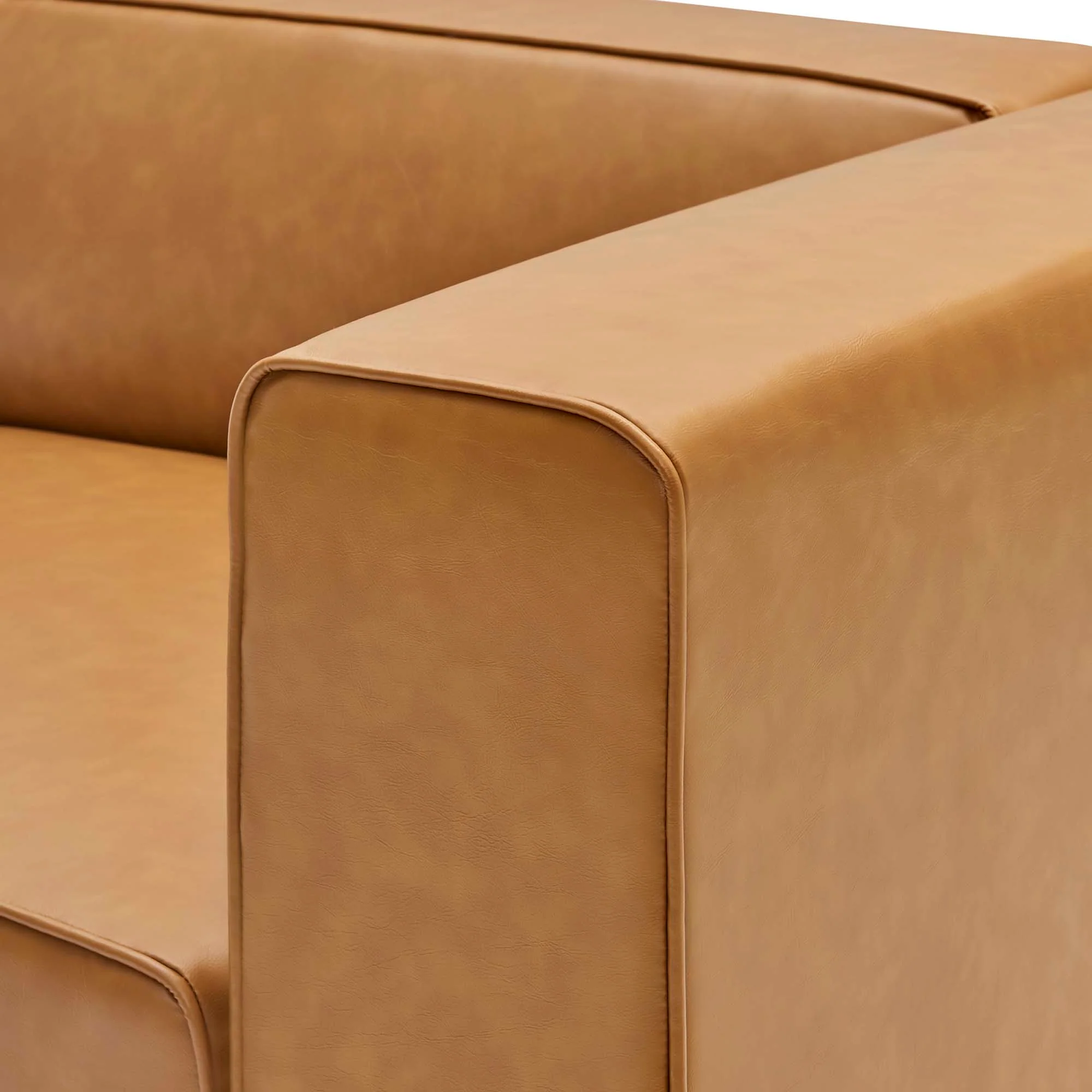 Mingle Vegan Leather Right-Arm Chair by Modway - Image 14