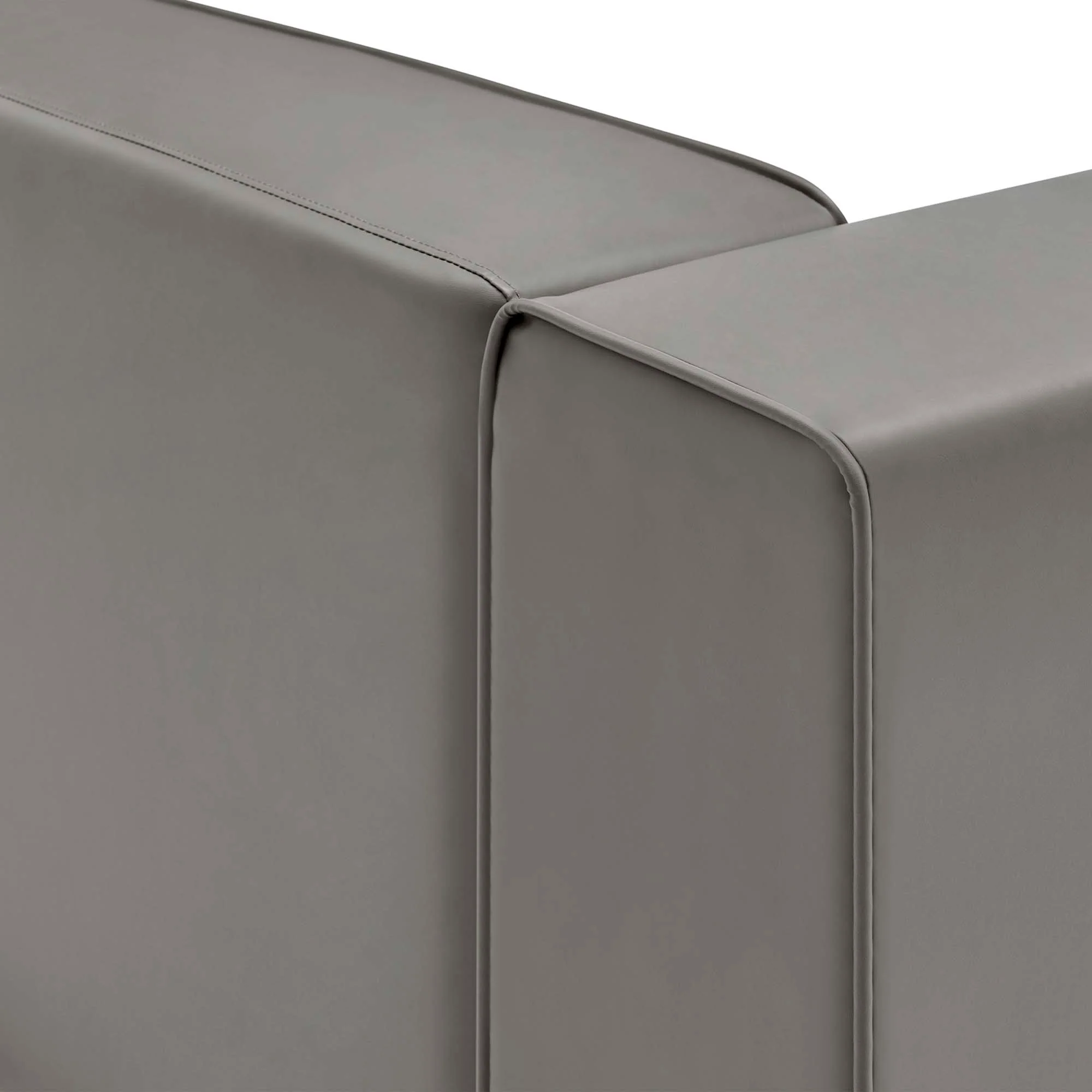 Mingle Vegan Leather Right-Arm Chair by Modway - Image 15