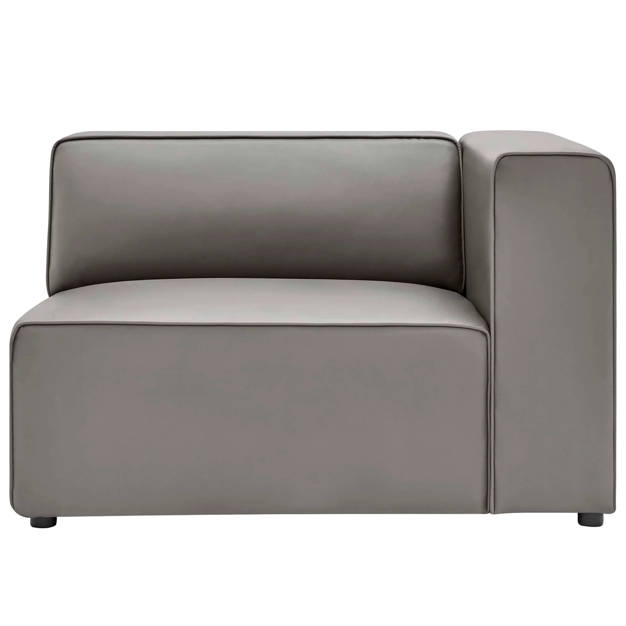 Mingle Vegan Leather Right-Arm Chair by Modway - Image 17