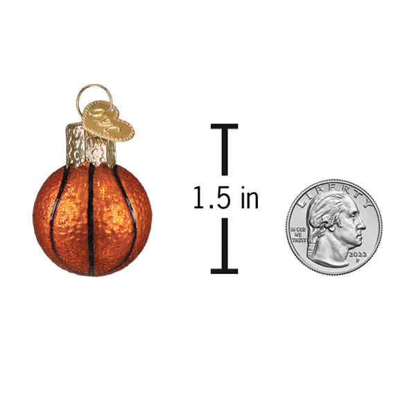 Mini Basketball Ornament - Image 5
