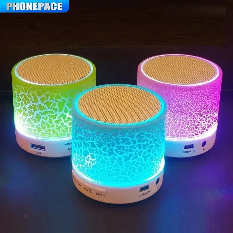 Mini Bluetooth Speaker LED Portable Wireless Subwoofer USB SD Card Music Player - Image 3