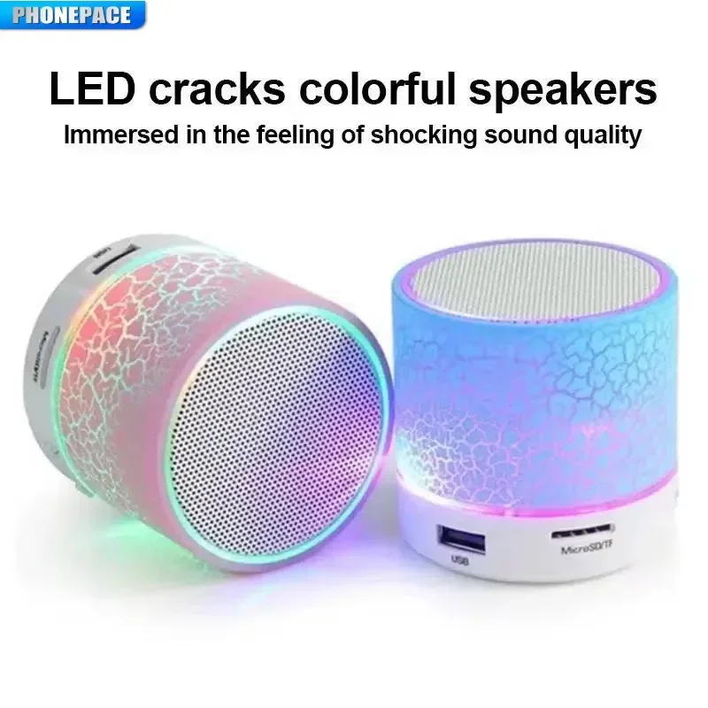 Mini Bluetooth Speaker LED Portable Wireless Subwoofer USB SD Card Music Player - Image 4