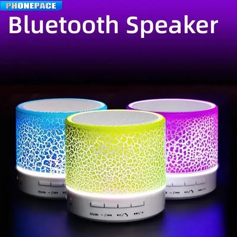 Mini Bluetooth Speaker LED Portable Wireless Subwoofer USB SD Card Music Player - Image 5
